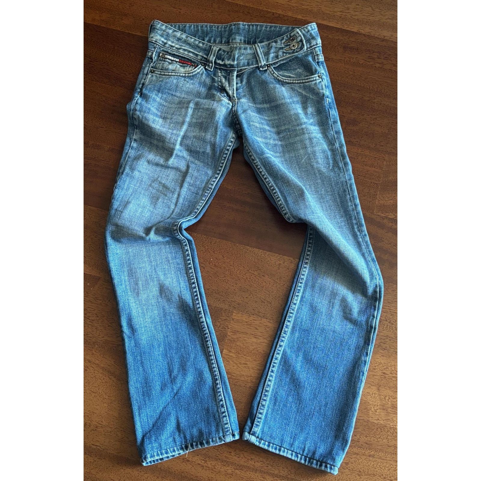 Tommy Hilfiger Tommy Hilfiger Jeans W26 L34 2000s Distressed Y2K Denim Size US 26 / EU 42 - 2 Thumbnail