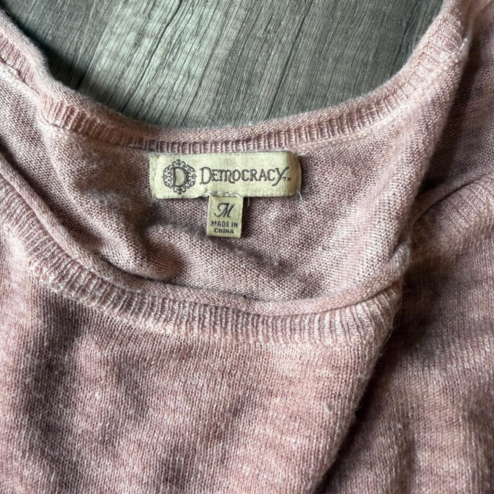 Other Democracy Layered Sharkbite Hem Long Sleeve Knit Sweater Size M / US 6-8 / IT 42-44 - 3 Thumbnail