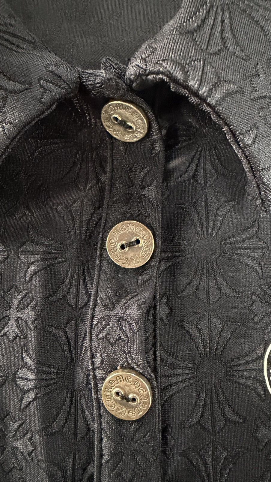 Chrome Hearts RARE! Chrome Hearts Monogram Horseshoe Polo Tennis Top Size XS / US 0-2 / IT 36-38 - 2 Thumbnail