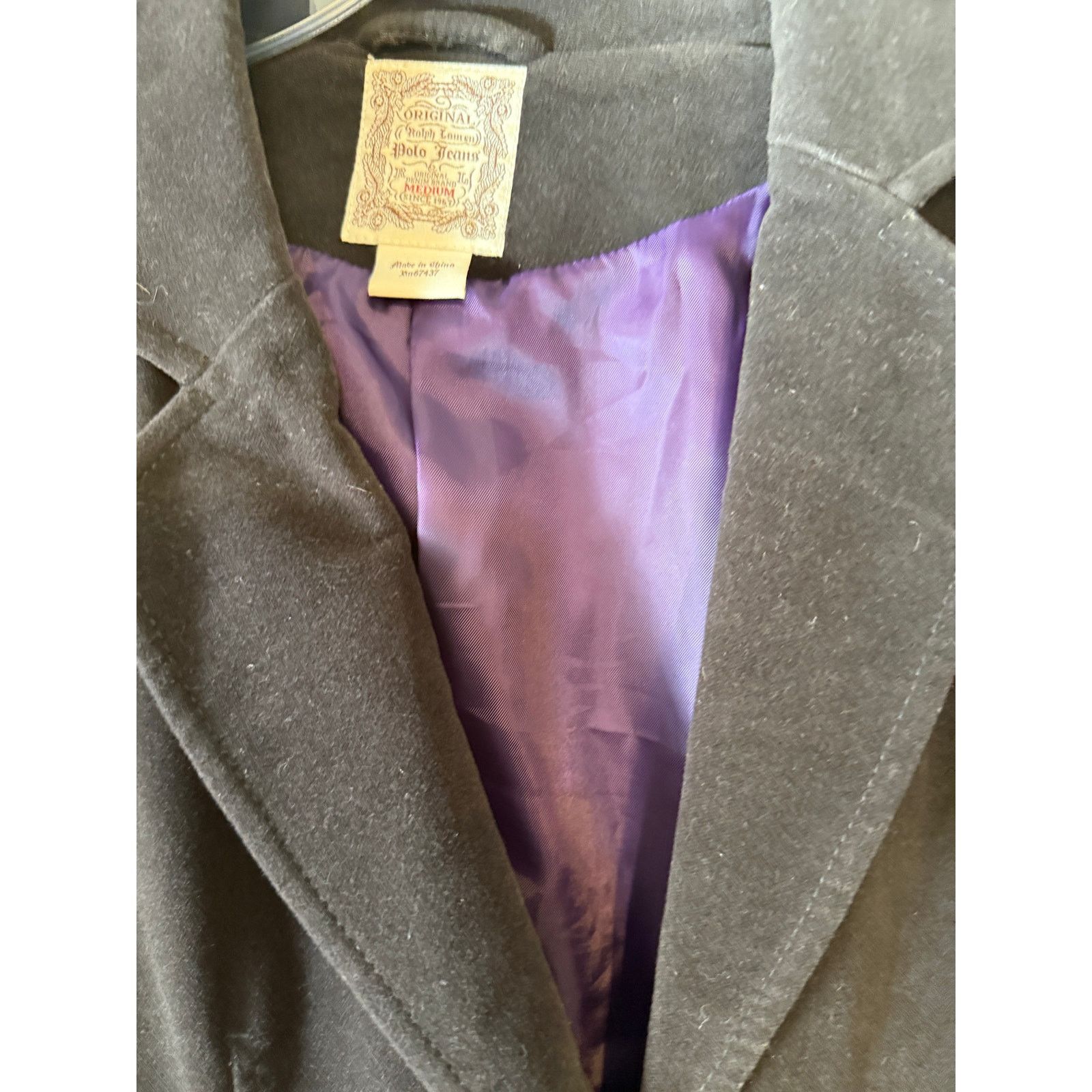 Ralph Lauren Ralph Lauren Polo Vntge 80s Black Velvet Two Button JacketM Size M / US 6-8 / IT 42-44 - 6 Thumbnail