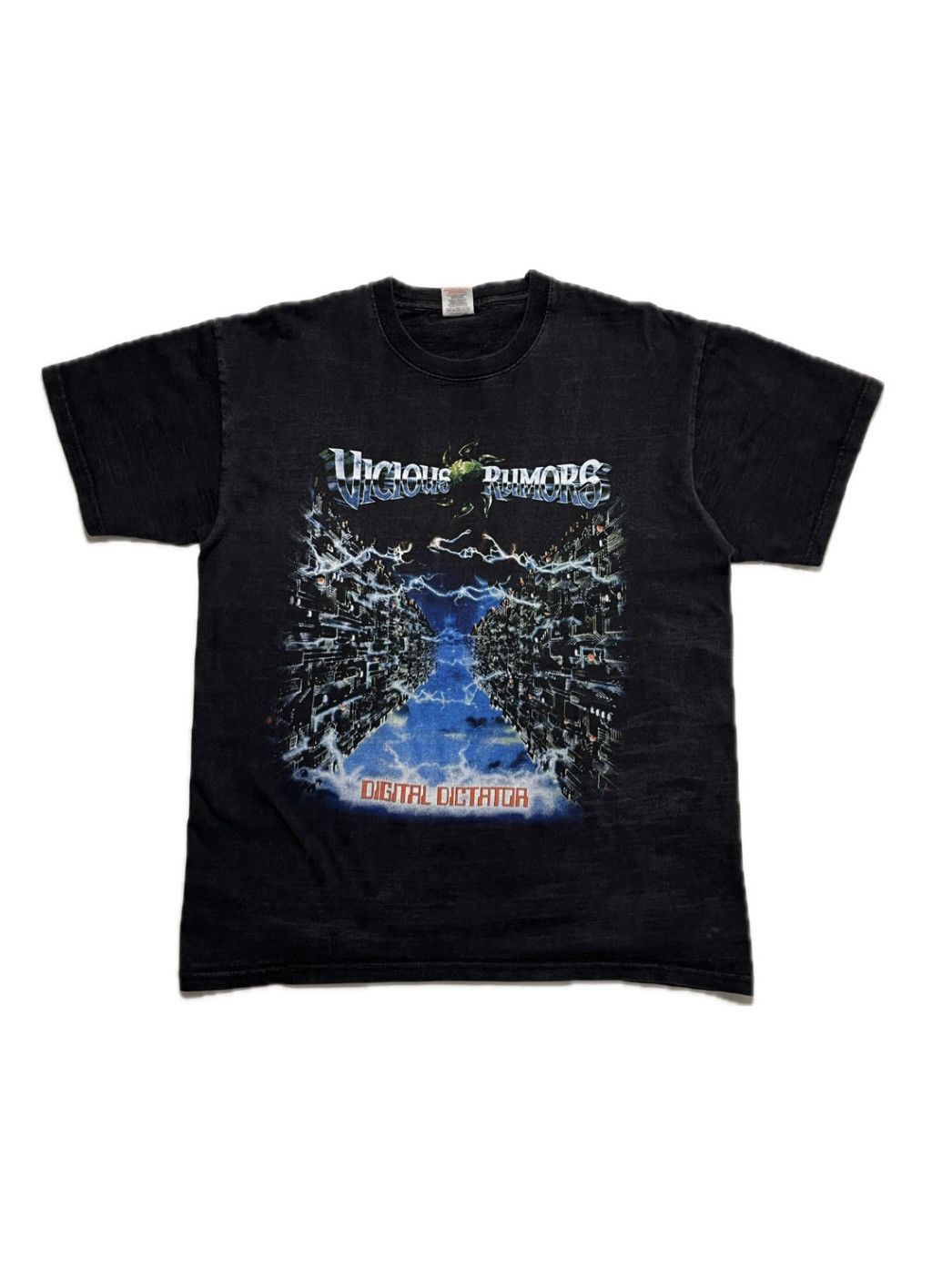 Band Tees Vintage Vicious Rumors Black Washed T-shirt Size US L / EU 52-54 / 3 - 1 Thumbnail