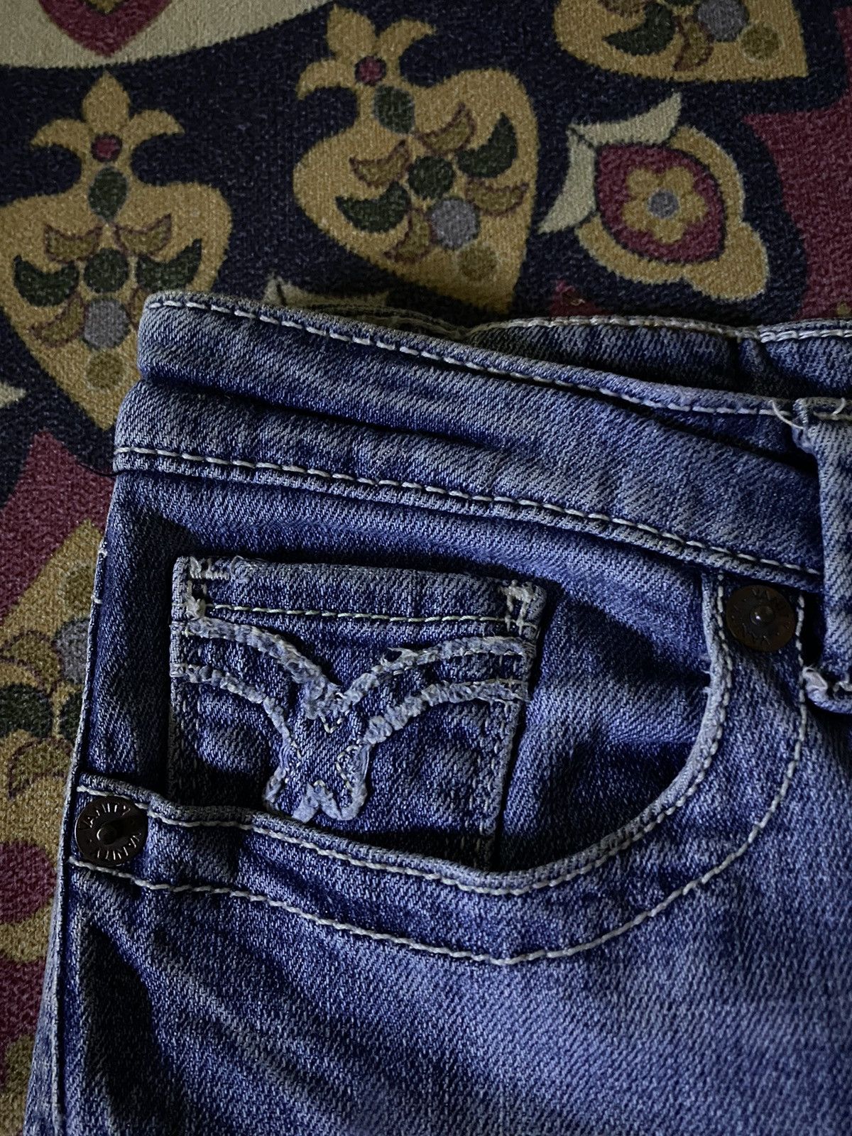 If Six Was Nine × Japanese Brand × Le Grande Bleu (L.G.B.) 🔥FLARE🔥Japanese Brand Vanity Premium Super Flare Denim Size US 33 - 6 Thumbnail