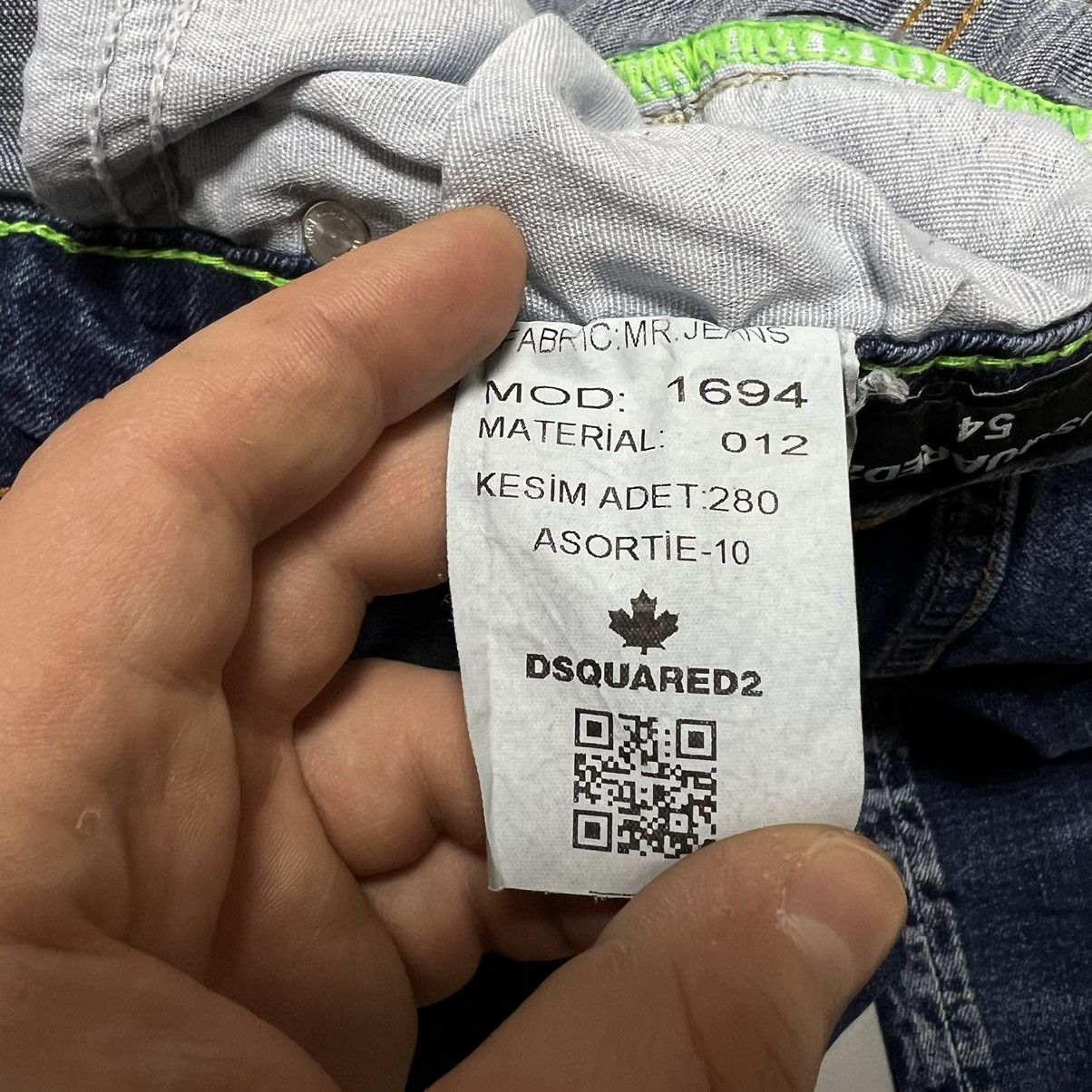 Dsquared2 Dsquared jeans luxury Made in Italy 🇮🇹 Coca Cola Size US 33 - 20 Thumbnail