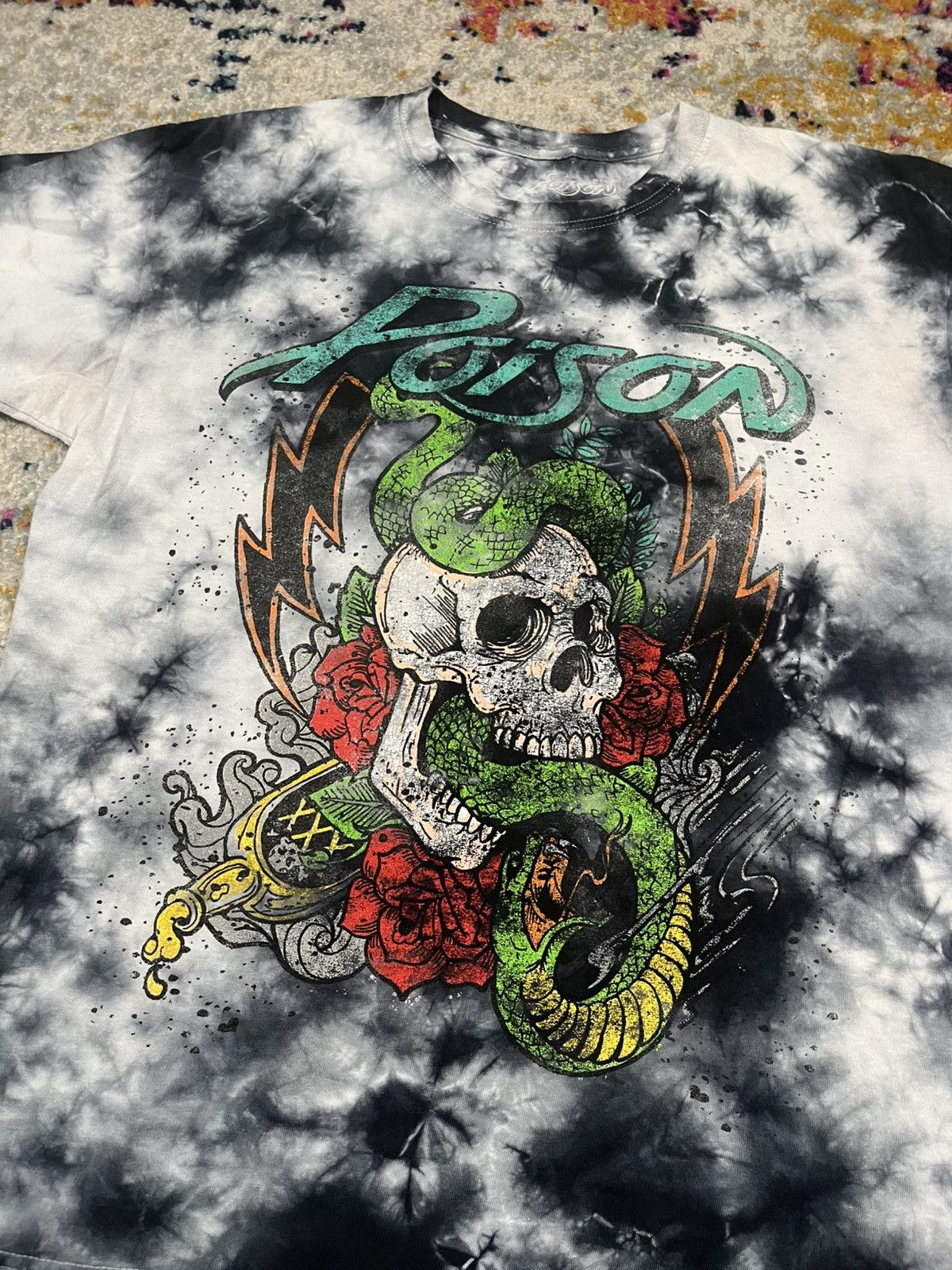 Vintage Poison Shirt Large Size US L / EU 52-54 / 3 - 2 Thumbnail
