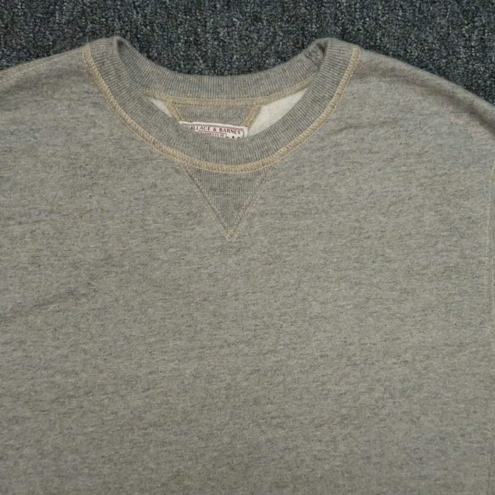Wallace & Barnes Wallace & Barnes Sweatshirt Mens M Gray Raglan Crew Pullover Sweater J Crew Size US M / EU 48-50 / 2 - 2 Thumbnail
