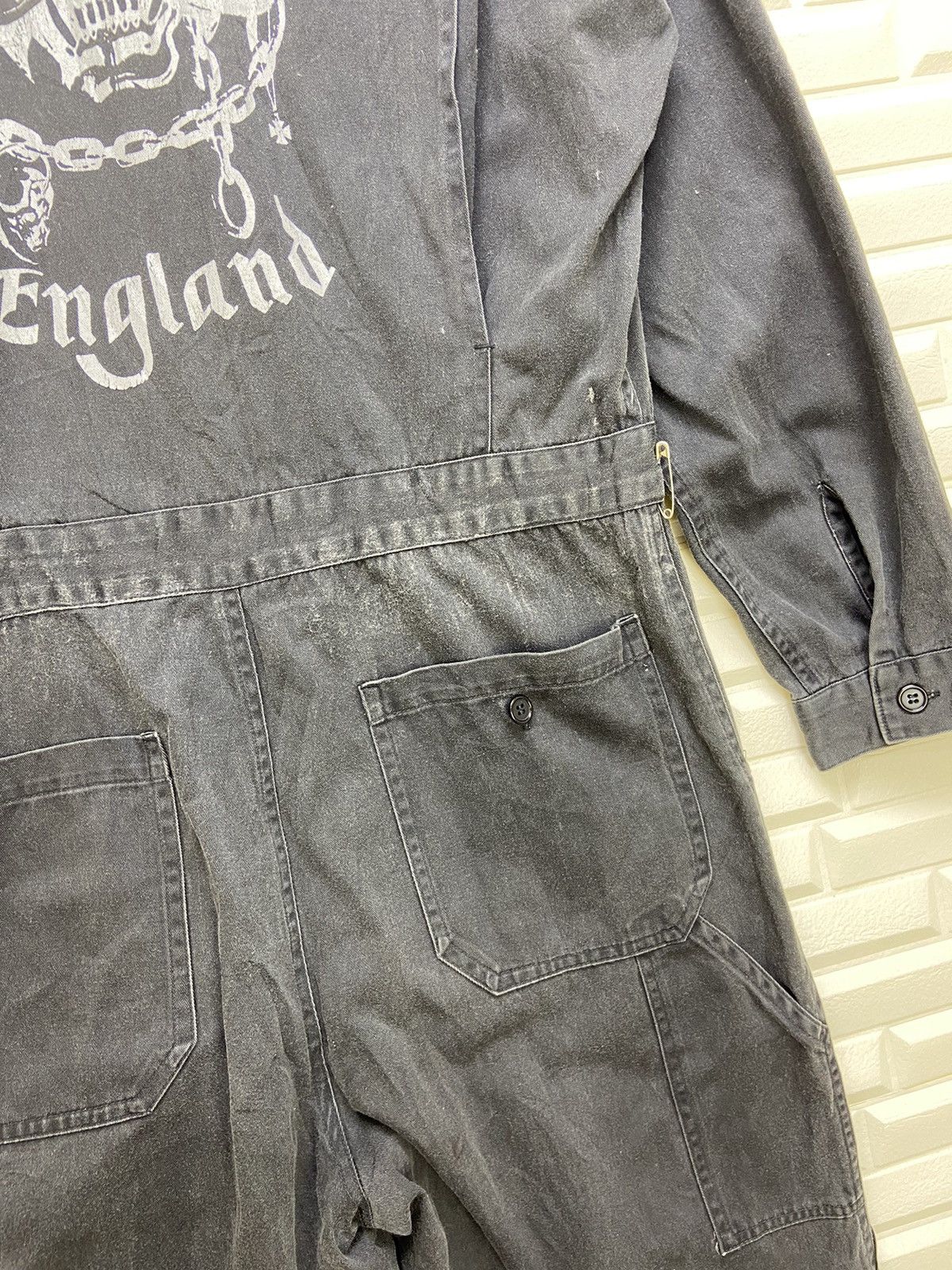 Band Tees Punk Rock Never Die Motorhead England Overall Size US 33 - 18 Thumbnail