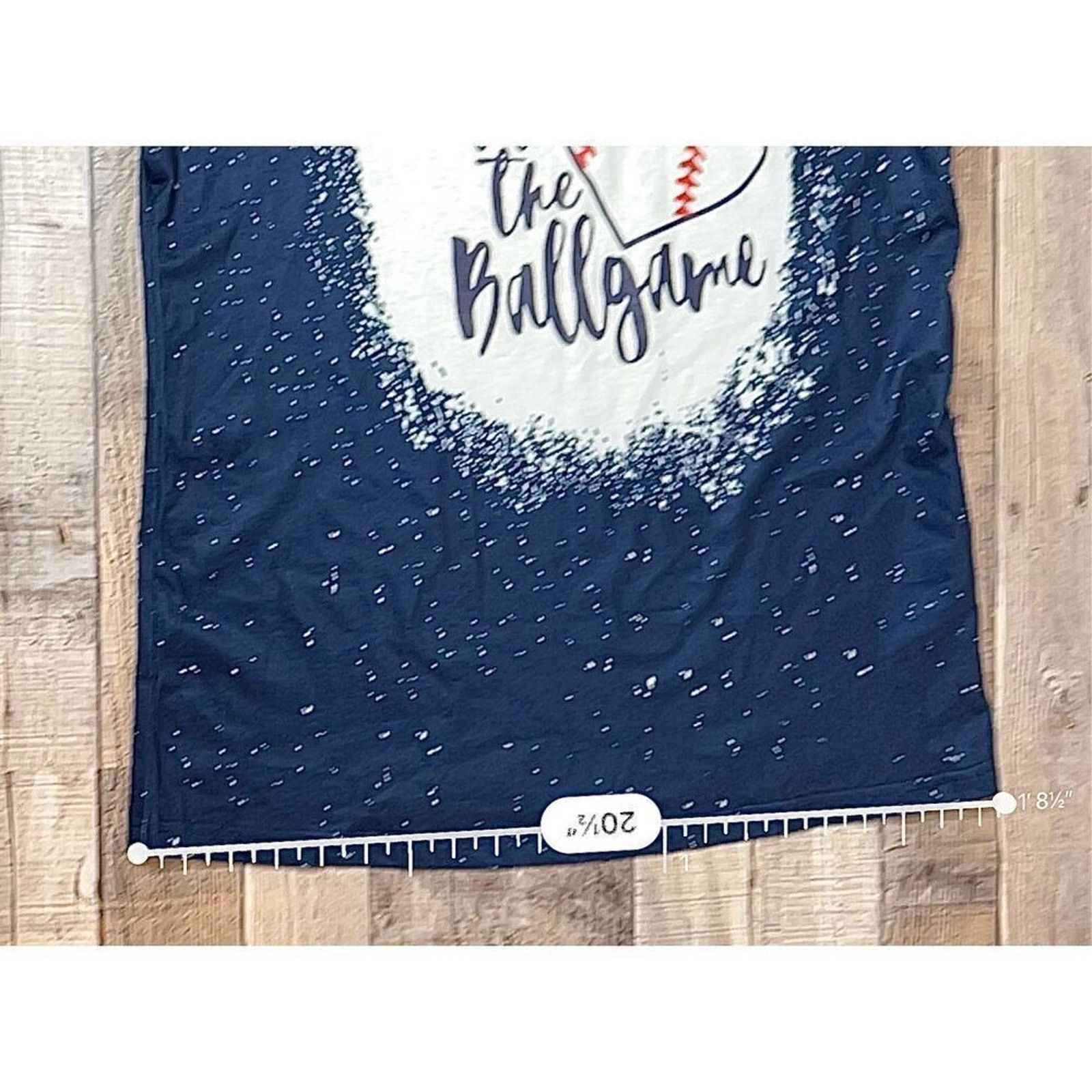 Other Blue Take Me Out to the Ballgame Graphic T-Shirt MEDIUM NWOT Size M / US 6-8 / IT 42-44 - 4 Thumbnail