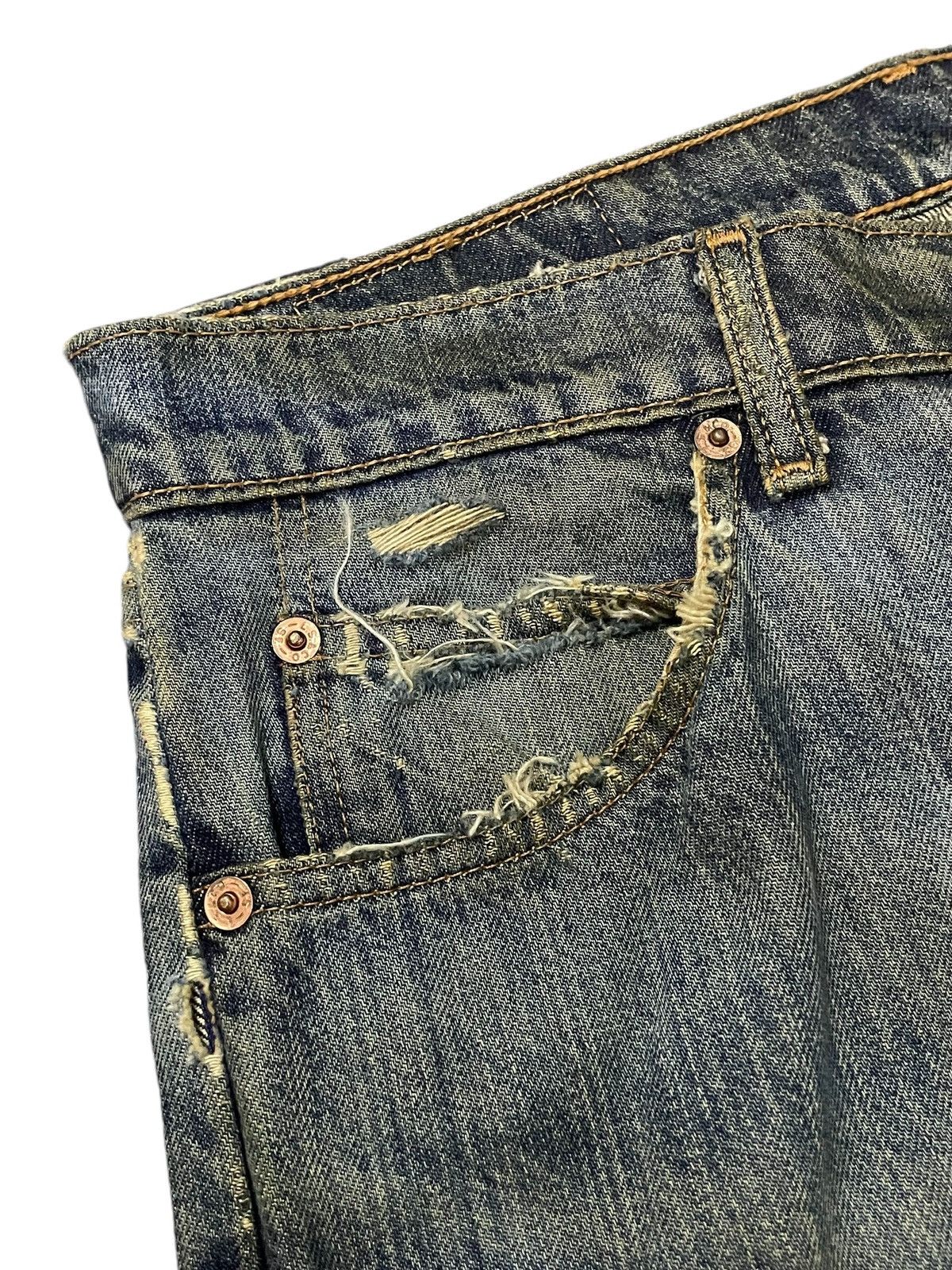 Levi's × Vintage Vintage Levis 612 Orange Tab Distressed Loose Jeans Size US 31 - 8 Thumbnail