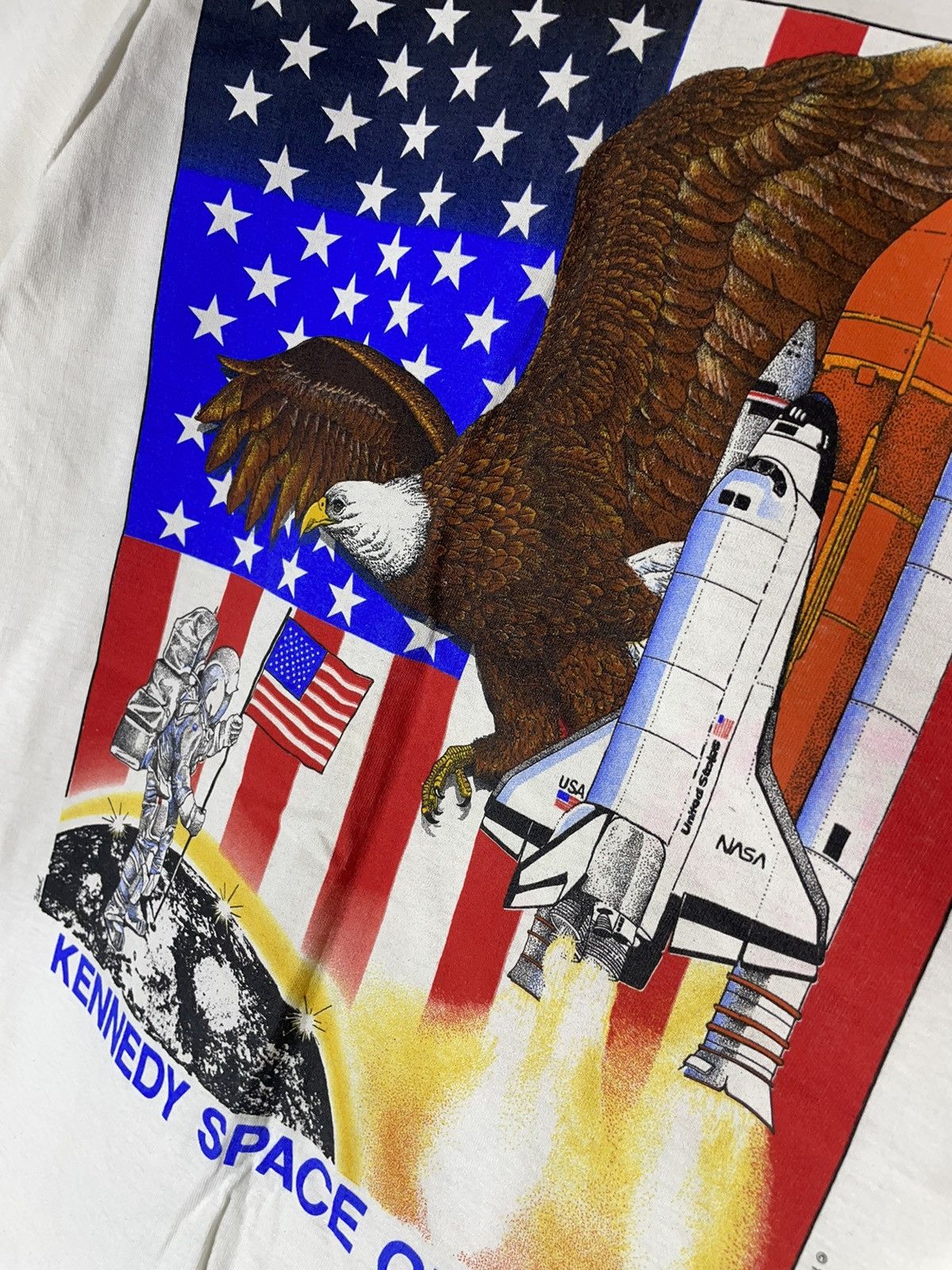 NASA × Vintage NASA 1990 Kennedy Space Center vintage T shirt Size US M / EU 48-50 / 2 - 7 Thumbnail