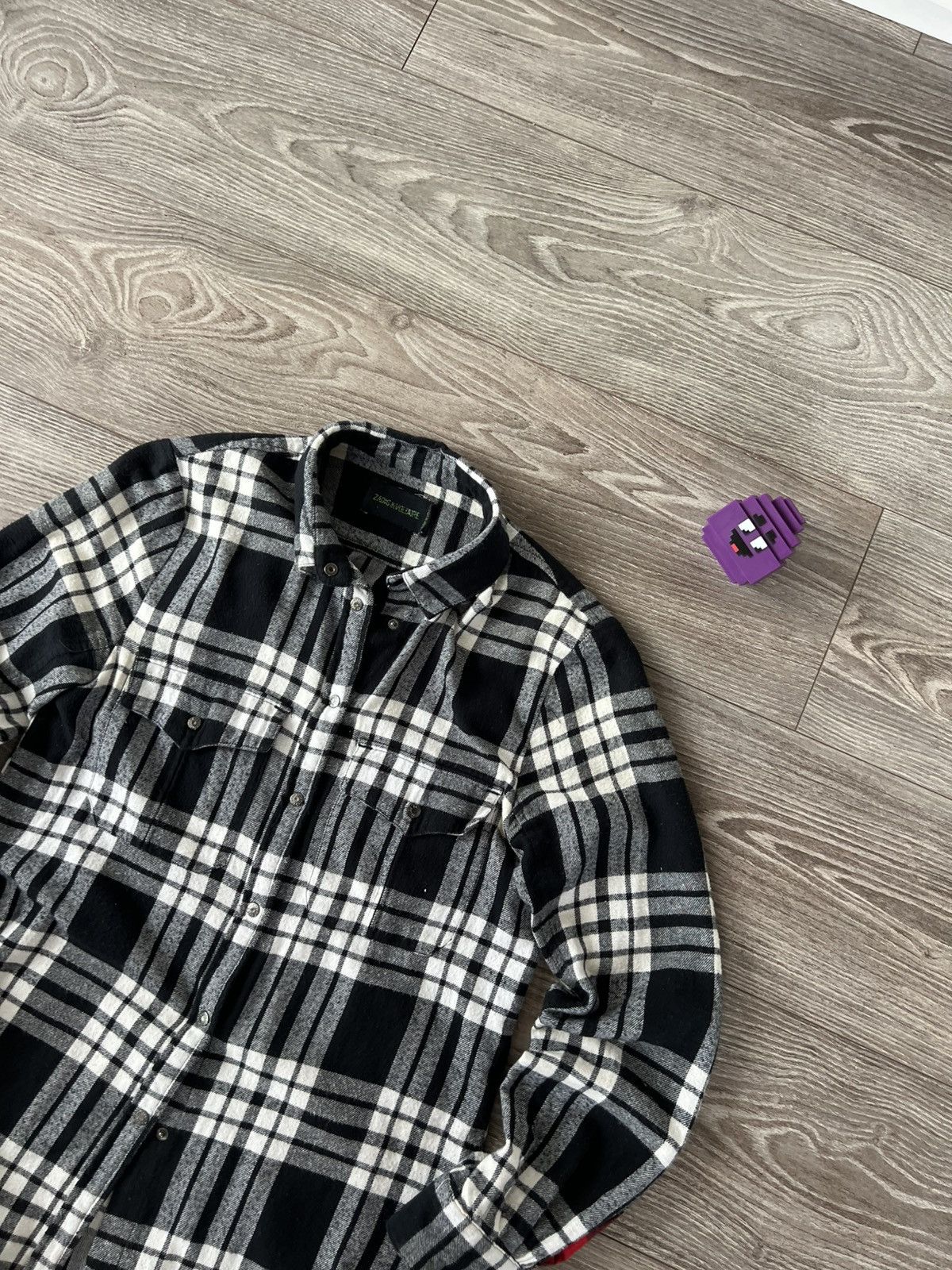 Zadig & Voltaire Zadig & Voltaire Tessy Patch Big Logo ‘Scull’ Flanel Shirt Size US XS / EU 42 / 0 - 5 Thumbnail
