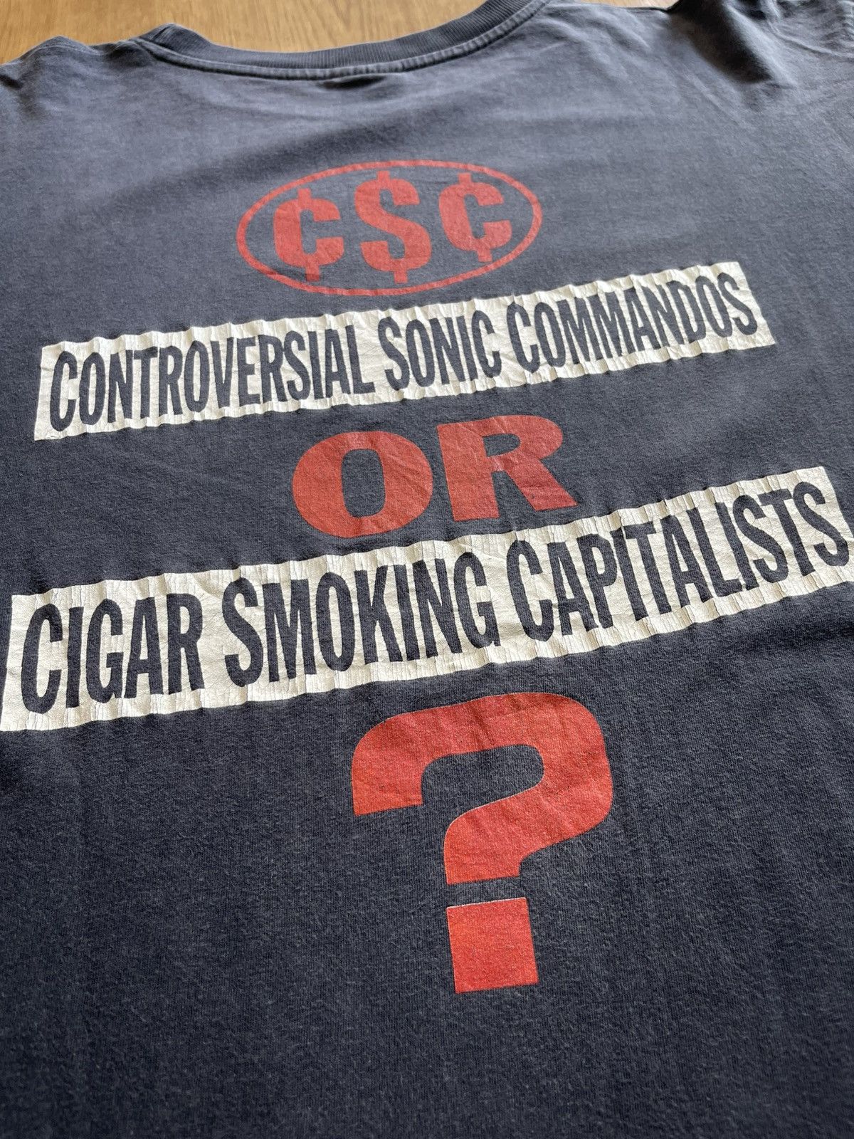 Band Tees Vintage Fade Black Cop Shoot Cop Ask Question Later T shirt Size US XL / EU 56 / 4 - 10 Thumbnail