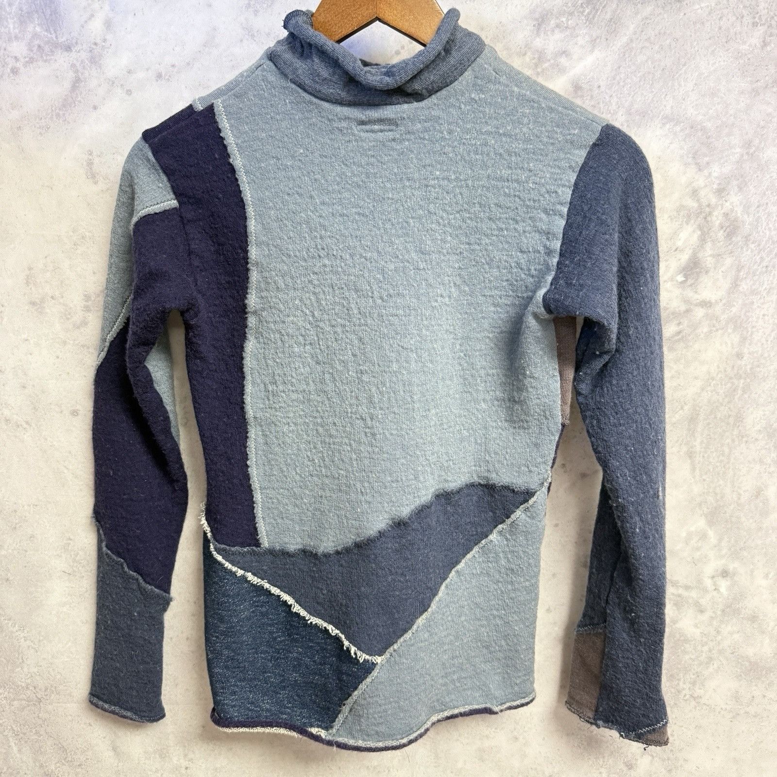 Kapital Kapital Patchwork Sweater Long Sleeve Turtle Neck Size 1 Size S / US 4 / IT 40 - 2 Thumbnail