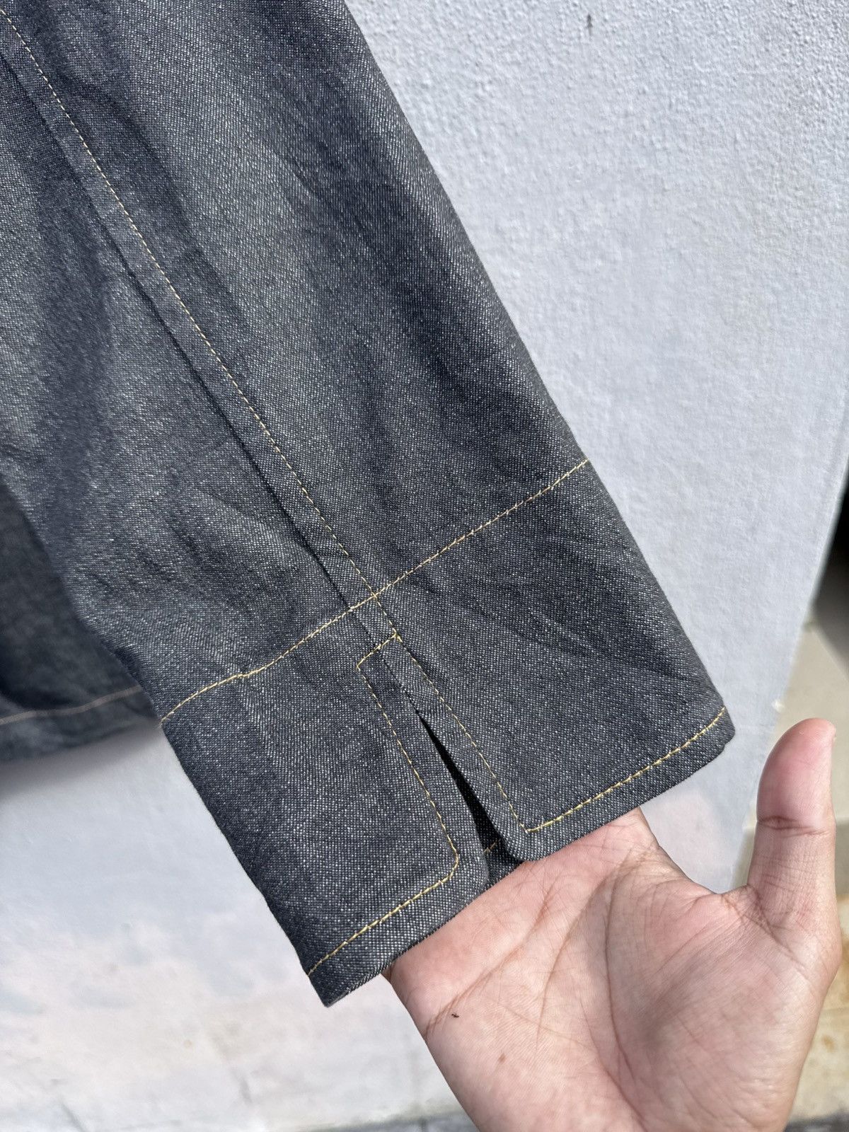 Hai Sporting Gear Vintage HAI SPORTING GEAR by Issey Miyake Chore Denim Jacket Size US M / EU 48-50 / 2 - 6 Thumbnail