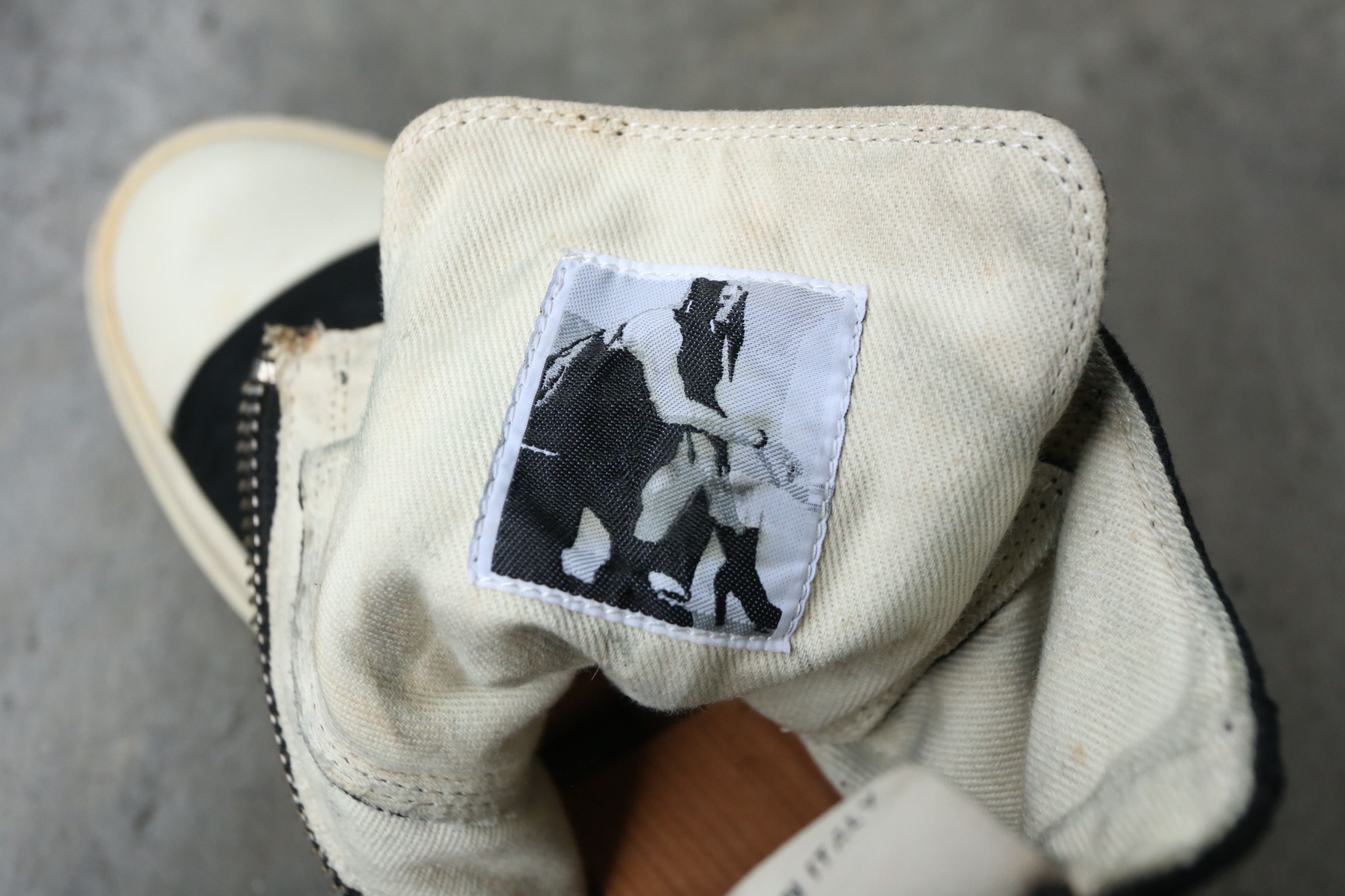 Rick Owens Drkshdw Rick Owens DRKSHDW - Ramones Hi Size US 9 / EU 42 - 9 Thumbnail