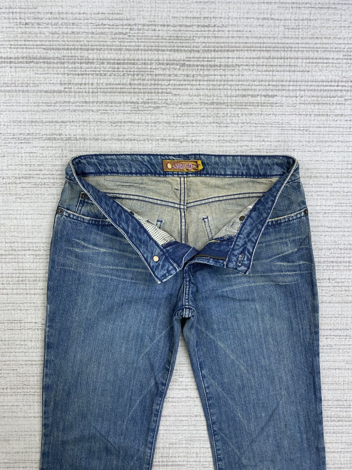 Le Grande Bleu (L.G.B.) × Vintage × Volcom Vintage Flared Volcom Liberated Bootcut Style Denim Pants Size US 30 / EU 46 - 6 Thumbnail