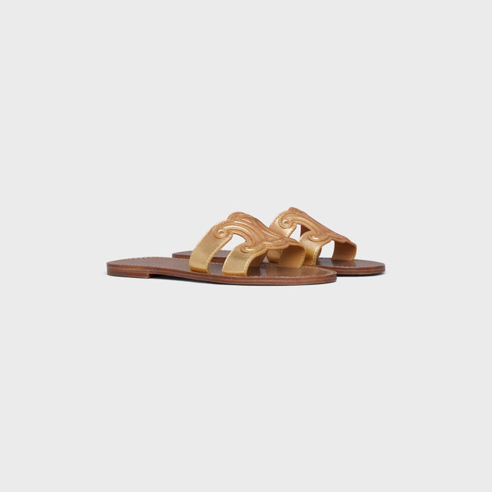 Celine Celine Triomphe Slide Sandals Size US 7.5 / IT 37.5 - 2 Thumbnail