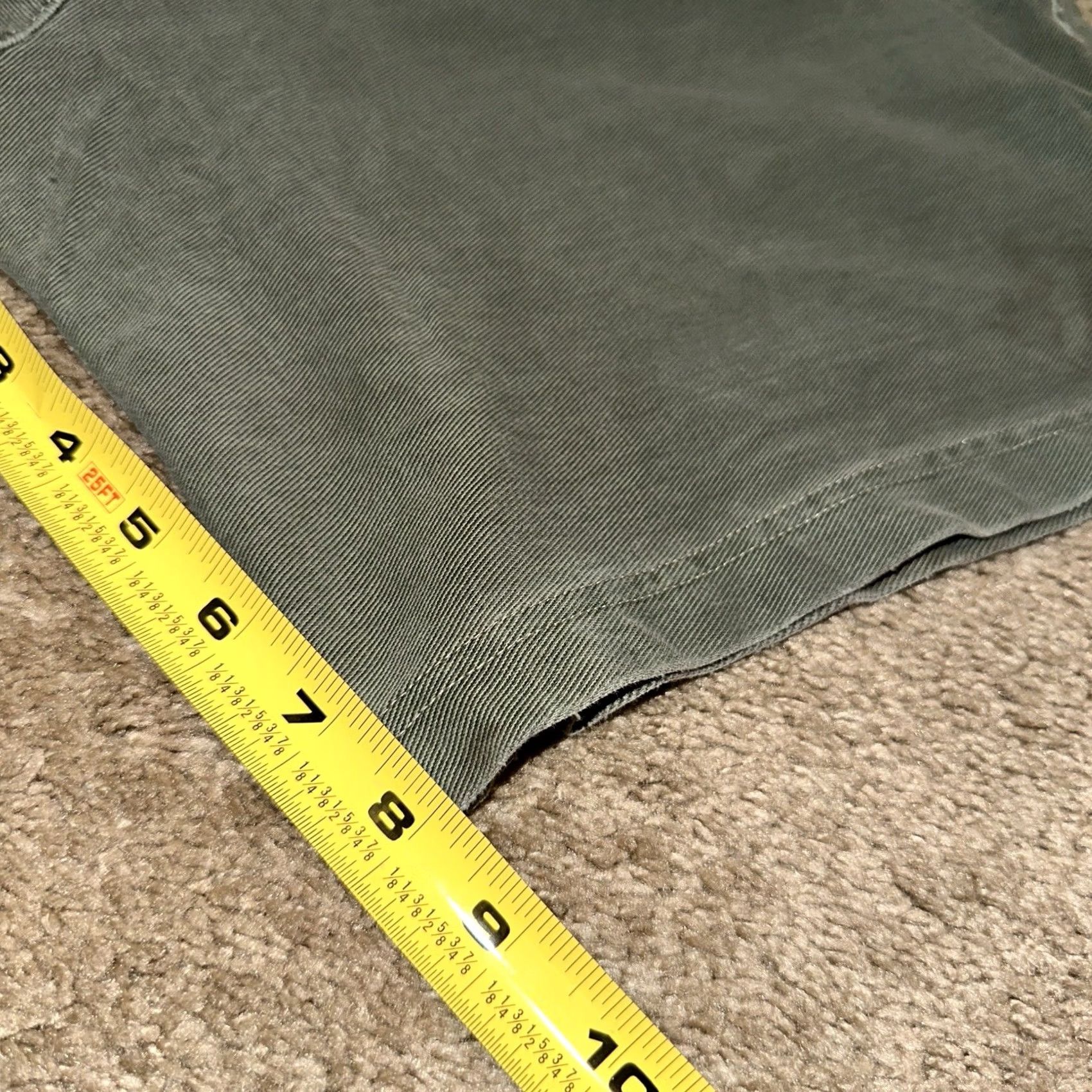 Abercrombie & Fitch Abercrombie & Fitch Shorts Mens Large Cargo Utility Pockets Drawstring Green Size US 33 - 7 Thumbnail
