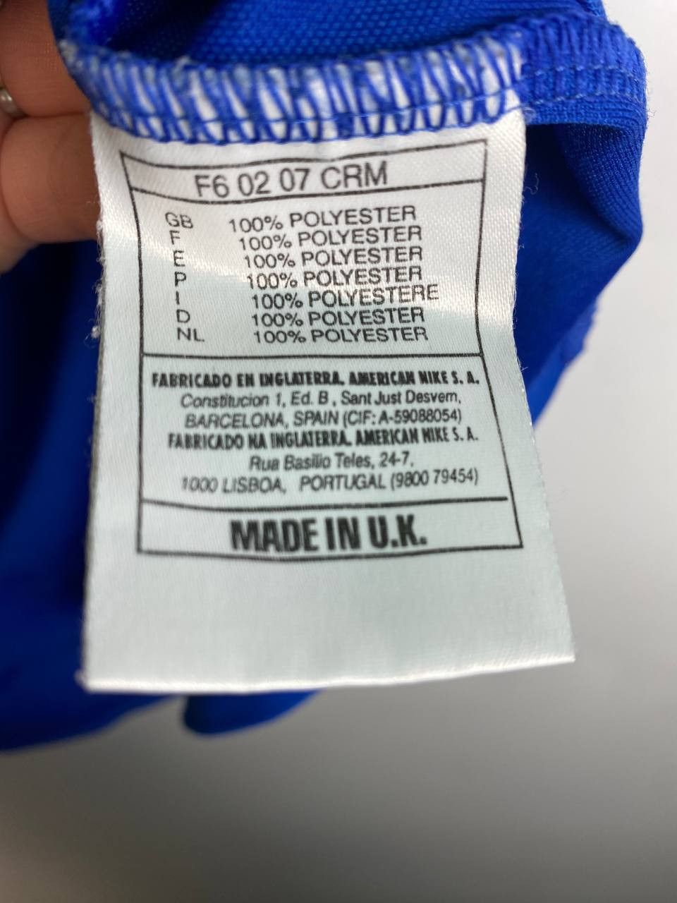 Nike × Vintage SIZE M ITALY 1996-1997 HOME FOOTBALL SHIRT JERSEY Size US M / EU 48-50 / 2 - 6 Thumbnail