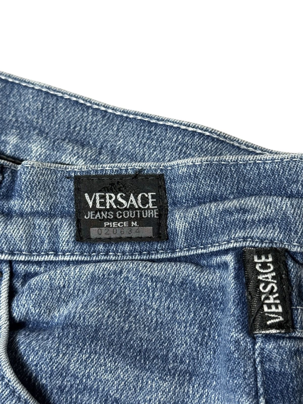 Versace Vintage Versace Jeans Couture Jeans Denim 90s Blue Pants Size US 31 - 9 Thumbnail