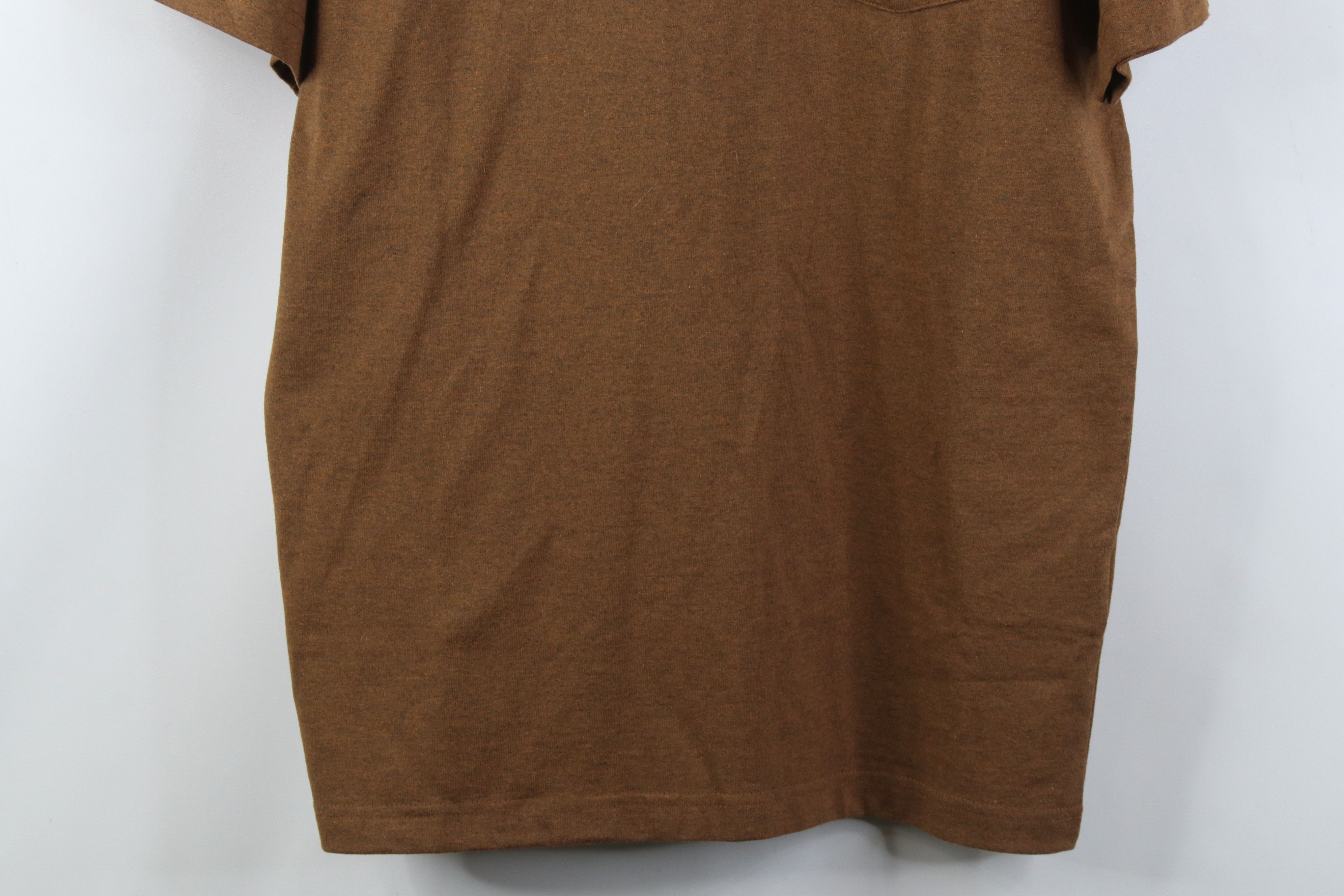 Carhartt Deadstock Y2K Carhartt Pocket T-Shirt Oiled Walnut Heather Size US S / EU 44-46 / 1 - 3 Thumbnail