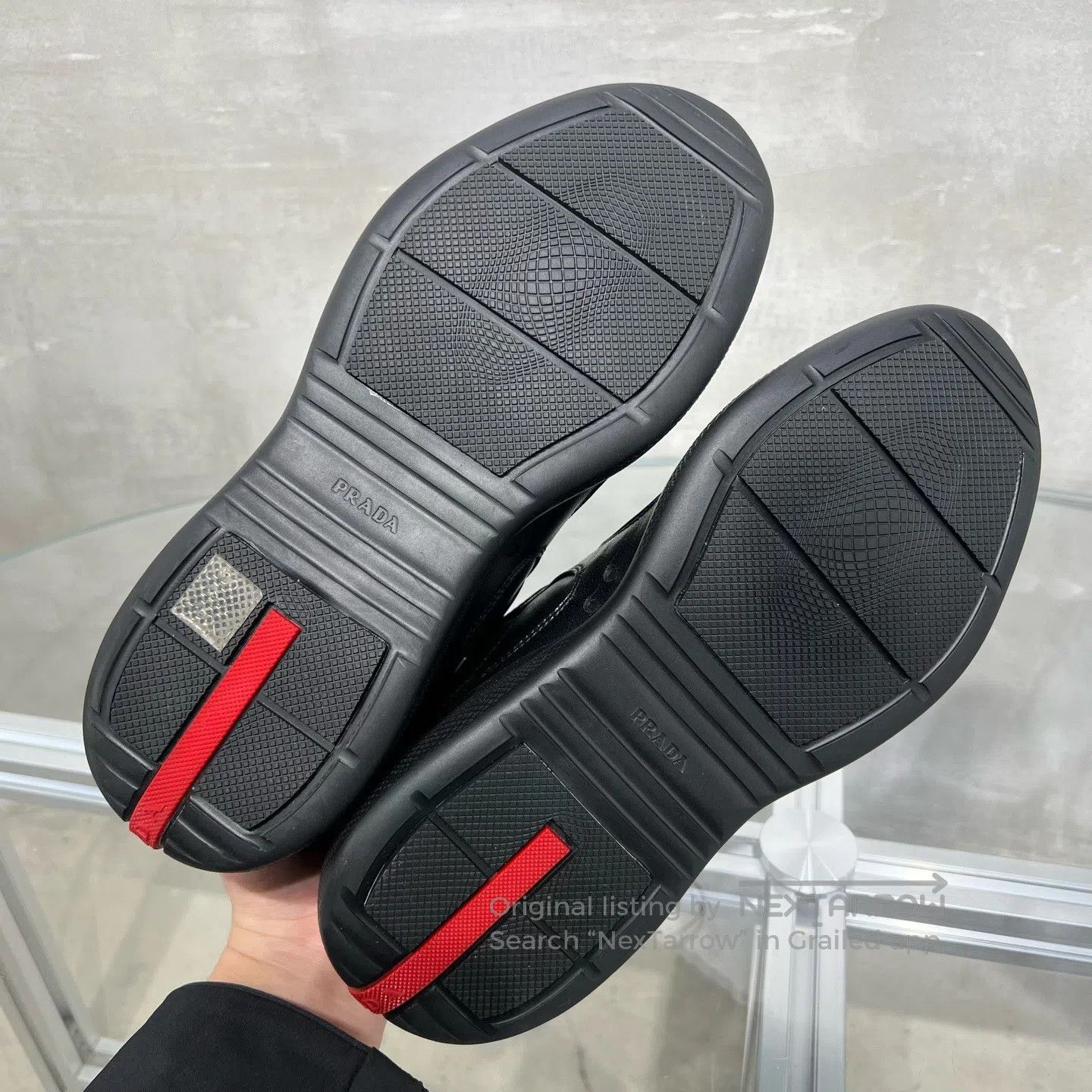 Prada Prada America's Cup Black Casual Shoes Size US 5.5 / EU 38 - 7 Thumbnail