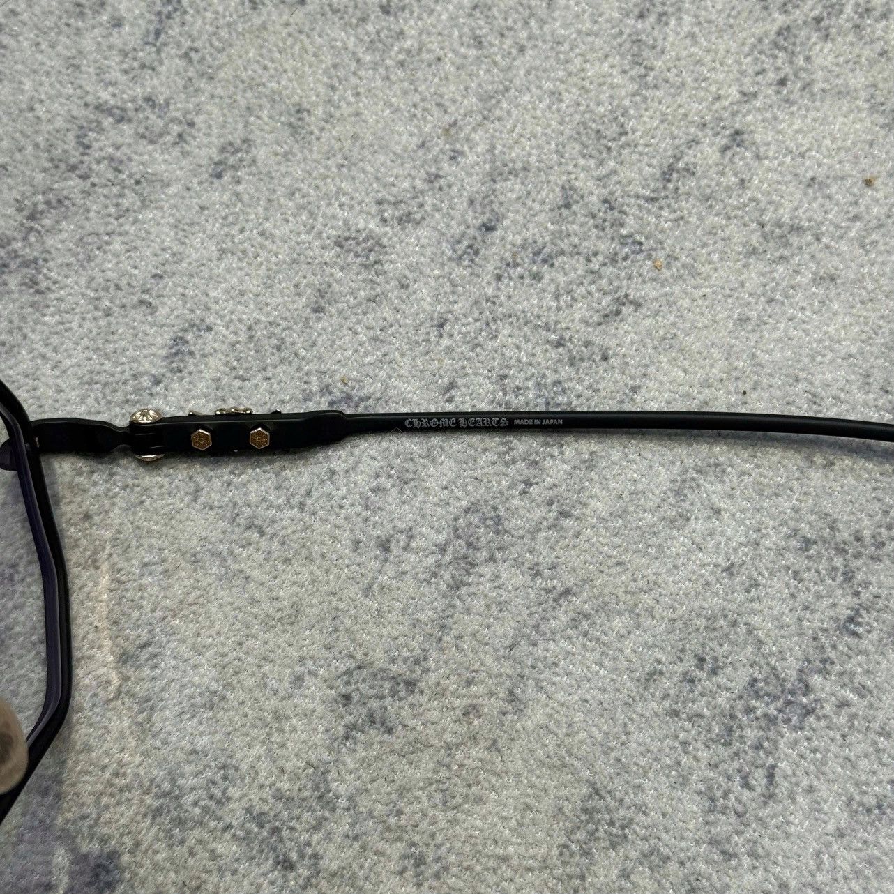 Chrome Hearts CHROME HEARTS PHUNK MATTE BLACK/GOLD PLATED Size ONE SIZE - 5 Thumbnail