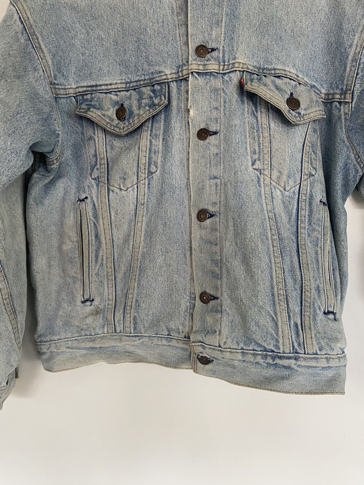 Levi's × Levi's Vintage Clothing Distressed Vintage Levi’s Trucker Denim Jeans Jacket USA Size US S / EU 44-46 / 1 - 11 Thumbnail