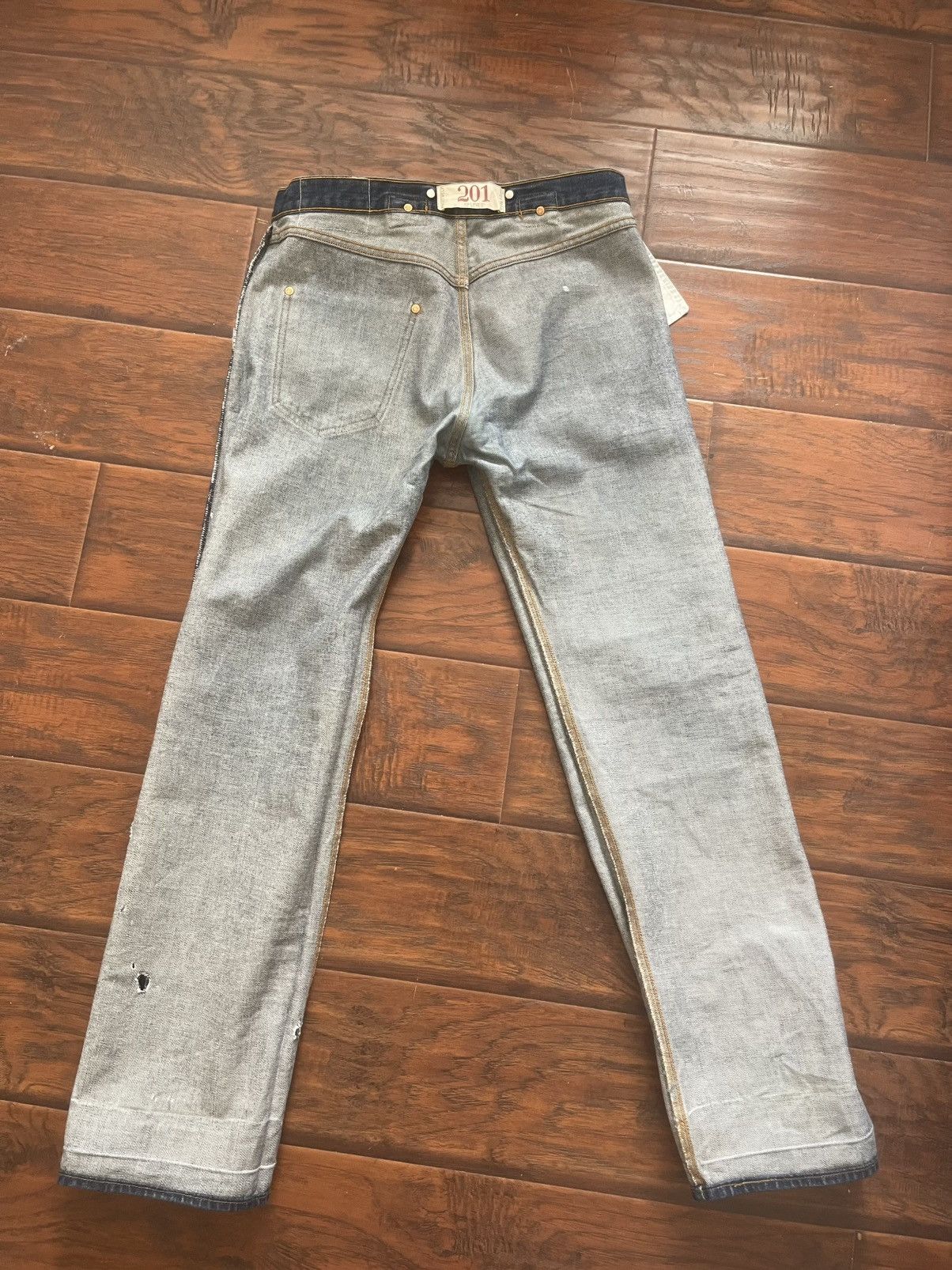 Levi's Vintage Levi 201 1870-1901 reproduction W29 L32 Size US 29 - 7 Thumbnail