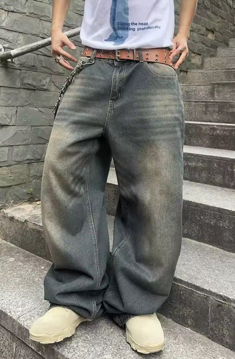 Jean Washed Baggy Denim Jeans Size US 28 / EU 44 - 1 Thumbnail
