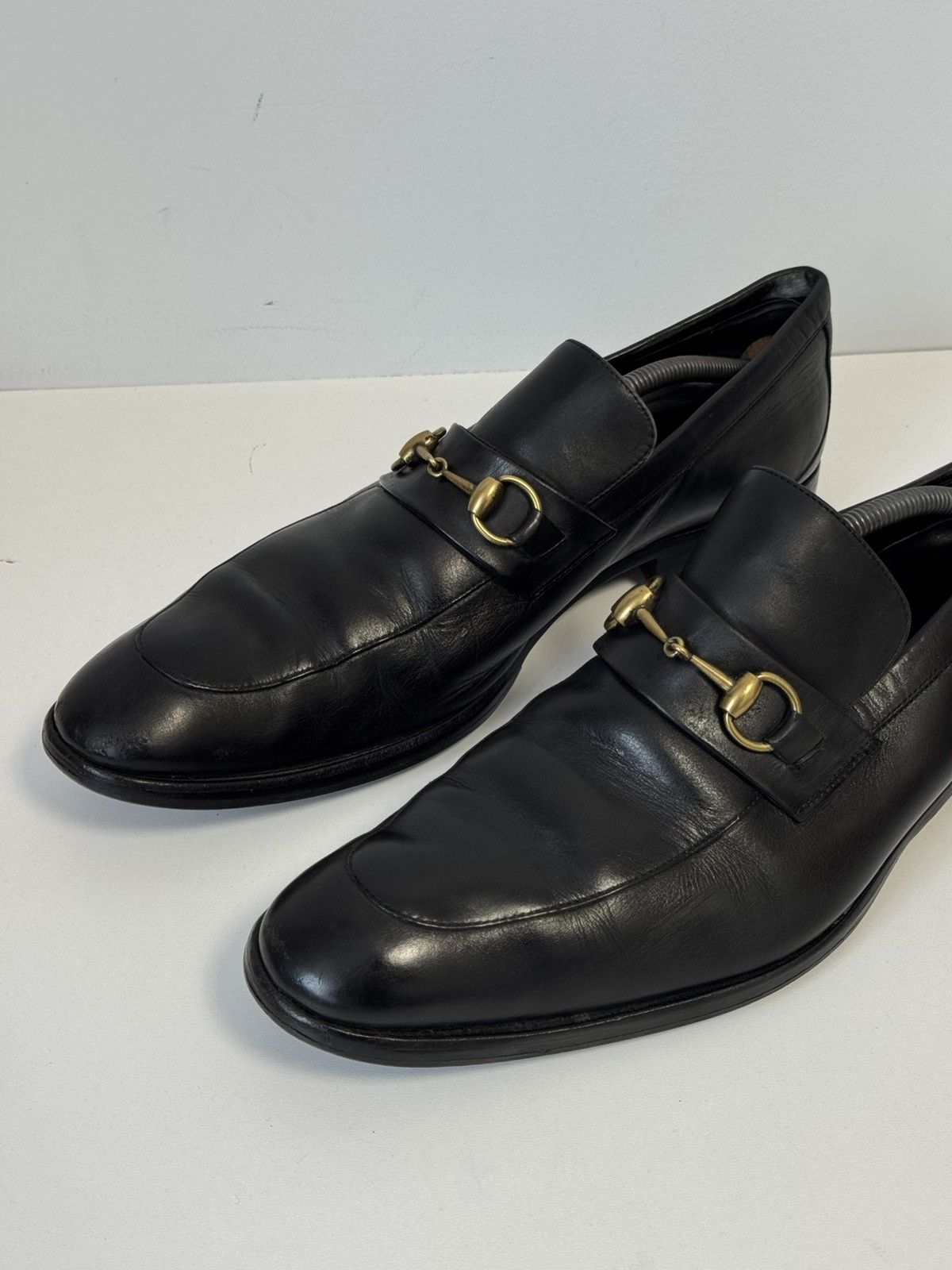 Gucci Gucci - Mens Leather Loafers size 44 Size US 10.5 / EU 43-44 - 2 Thumbnail
