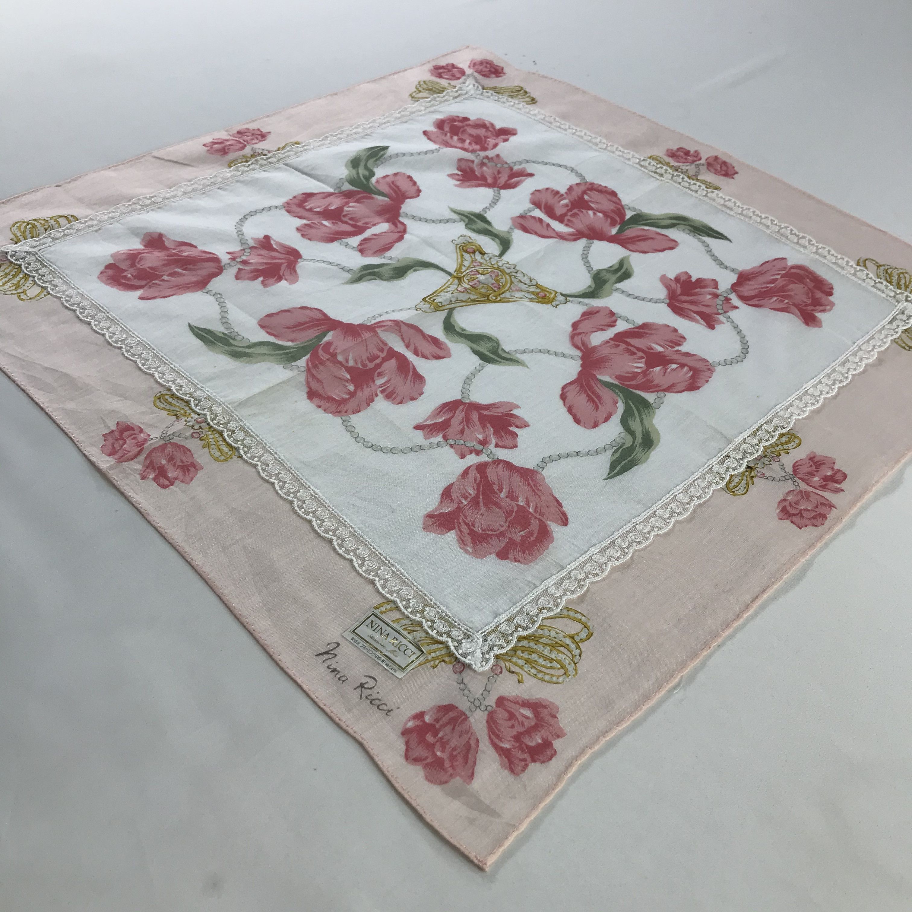 Nina Ricci × Vintage Nina Ricci Bandana / Handkerchief / Neckerchief - S388 Size ONE SIZE - 2 Thumbnail