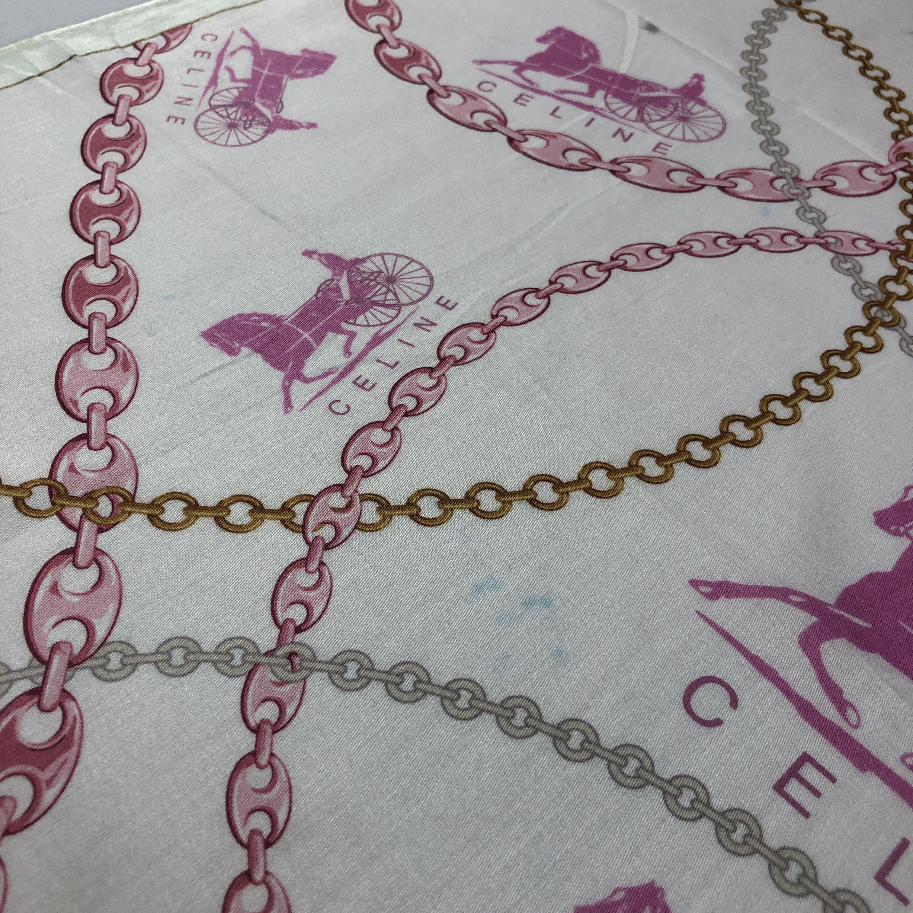 Celine Celine Handkerchief Neckerchief Bandana H3102 Size ONE SIZE - 9 Thumbnail