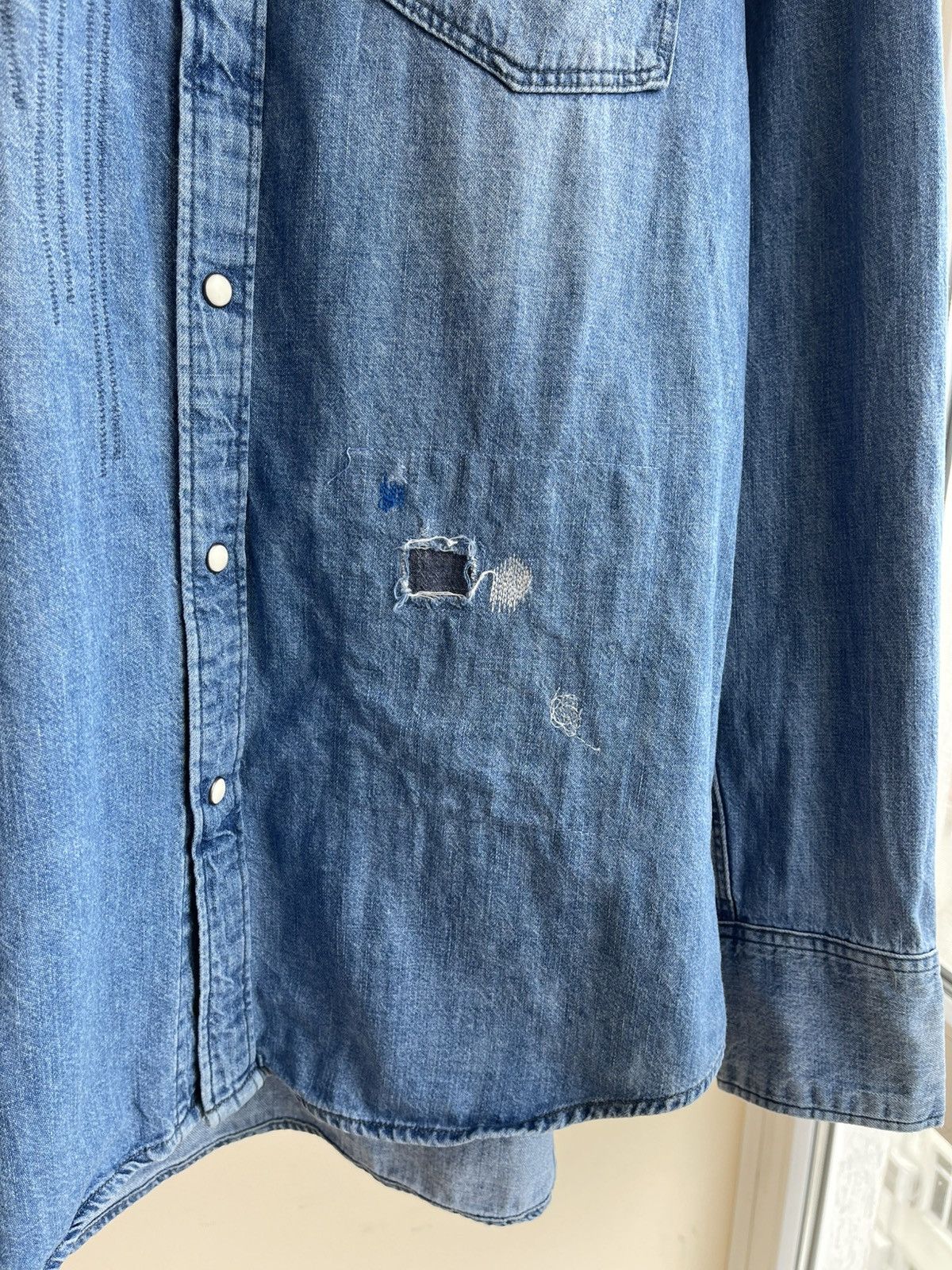 G-Star Raw 3301 Slim Fit Color Restored Denim Long Sleeve Shirt Size US L / EU 52-54 / 3 - 8 Thumbnail