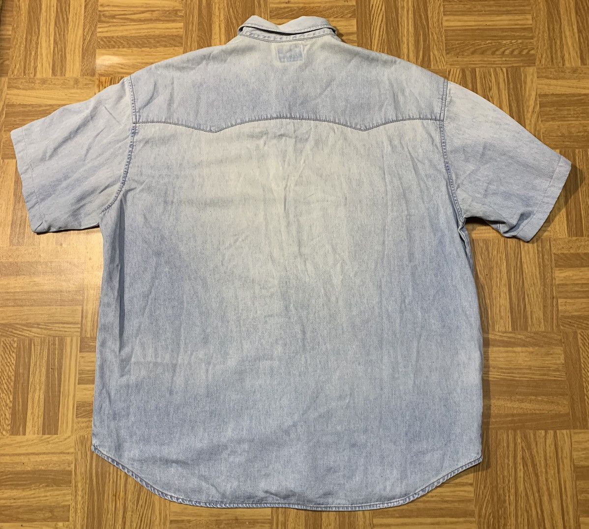 Levi's × Vintage Rare LEVI'S Vintage 80's Men's Light Blue Western Shirt XXL Size US XXL / EU 58 / 5 - 9 Thumbnail
