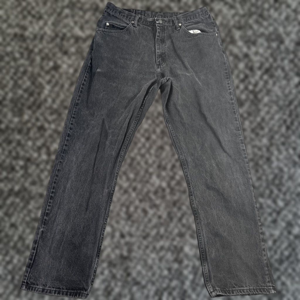 Wrangler VINTAGE Wrangler Jeans Mens 36x30 Dark Wash Cotton Relaxed Fit Cowboy Style Size US 36 / EU 52 - 1 Thumbnail