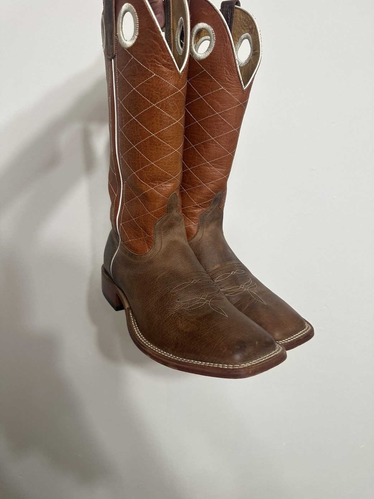 Vintage Vintage Cowboy Boots Western shoes Size US 10.5 / EU 43-44 - 16 Thumbnail