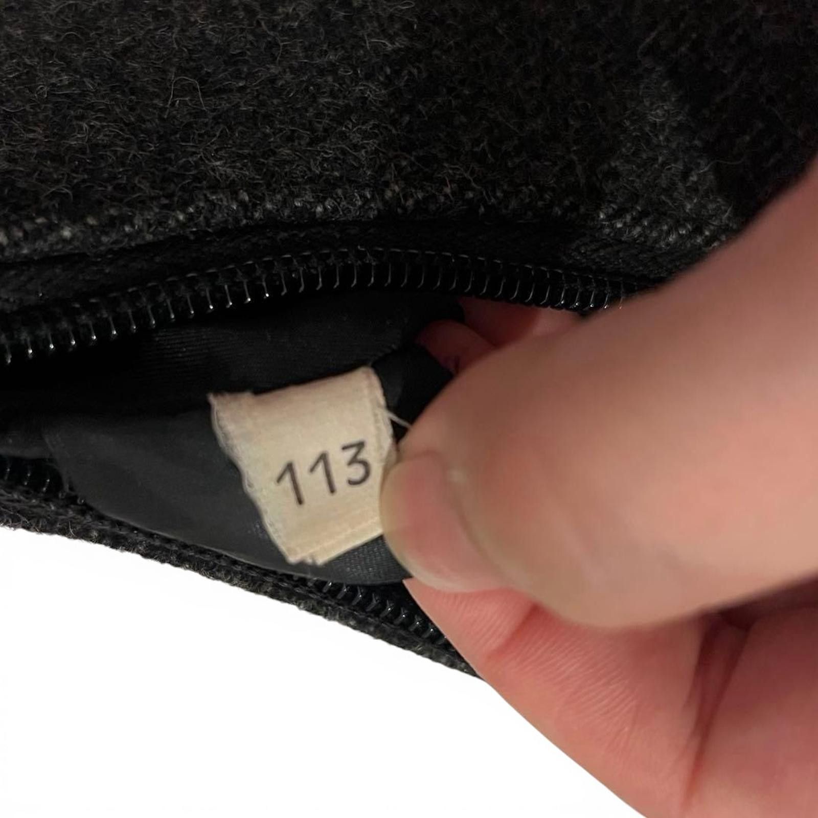 Prada Prada - Grey Wool Shoulder Bag Size ONE SIZE - 9 Thumbnail