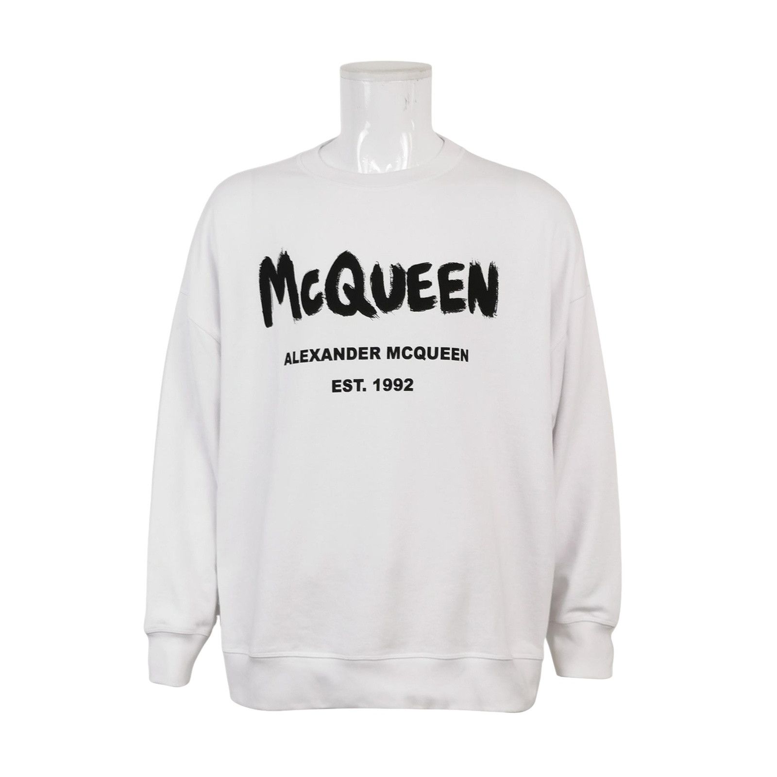 Alexander McQueen Alexander McQueen Graffiti Logo Sweatshirt 46 Size US S / EU 44-46 / 1 - 1 Thumbnail
