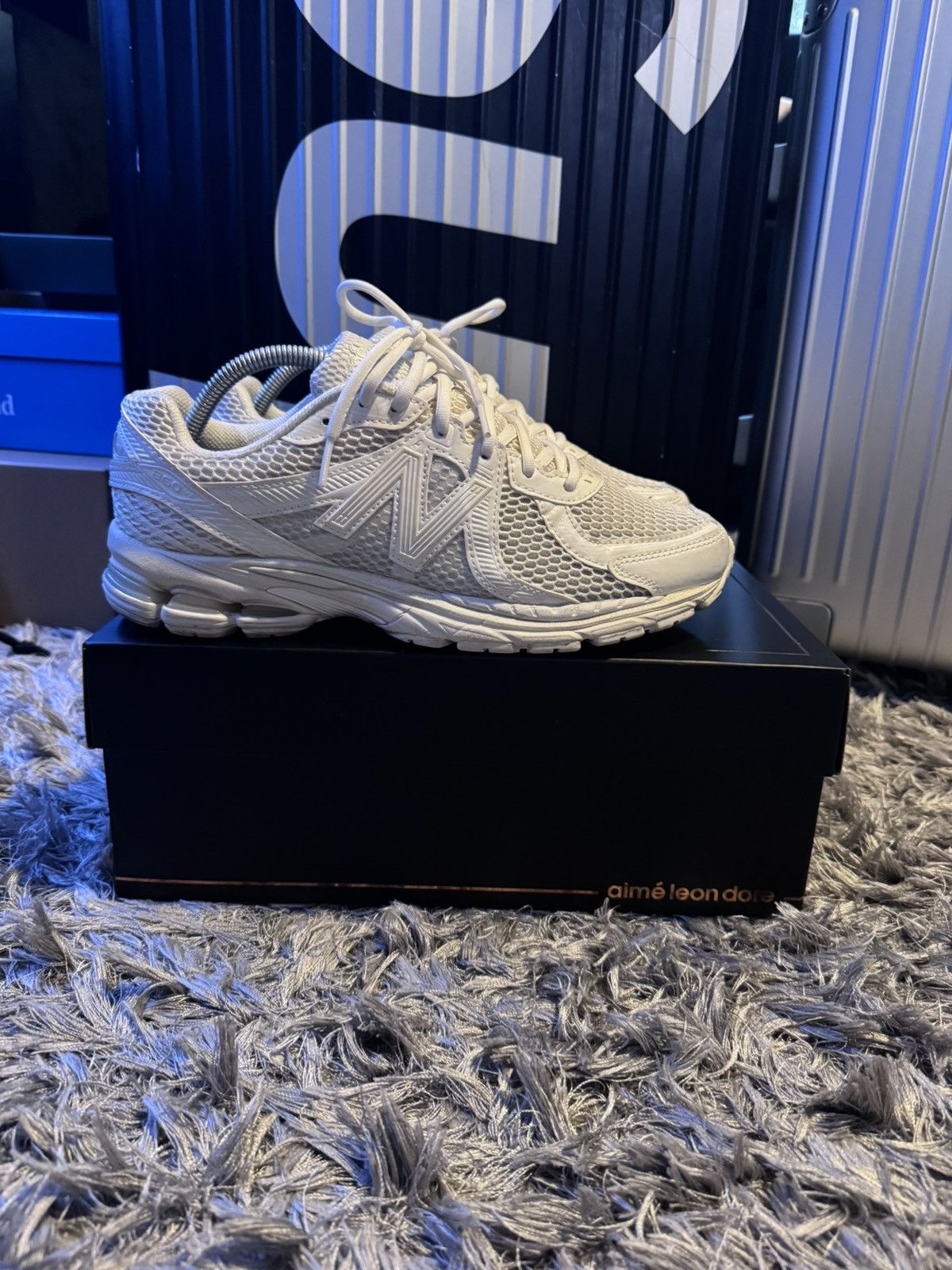 Aime Leon Dore × New Balance Aime Leon Dore X New balance 860v2 white Size US 9 / EU 42 - 3 Thumbnail