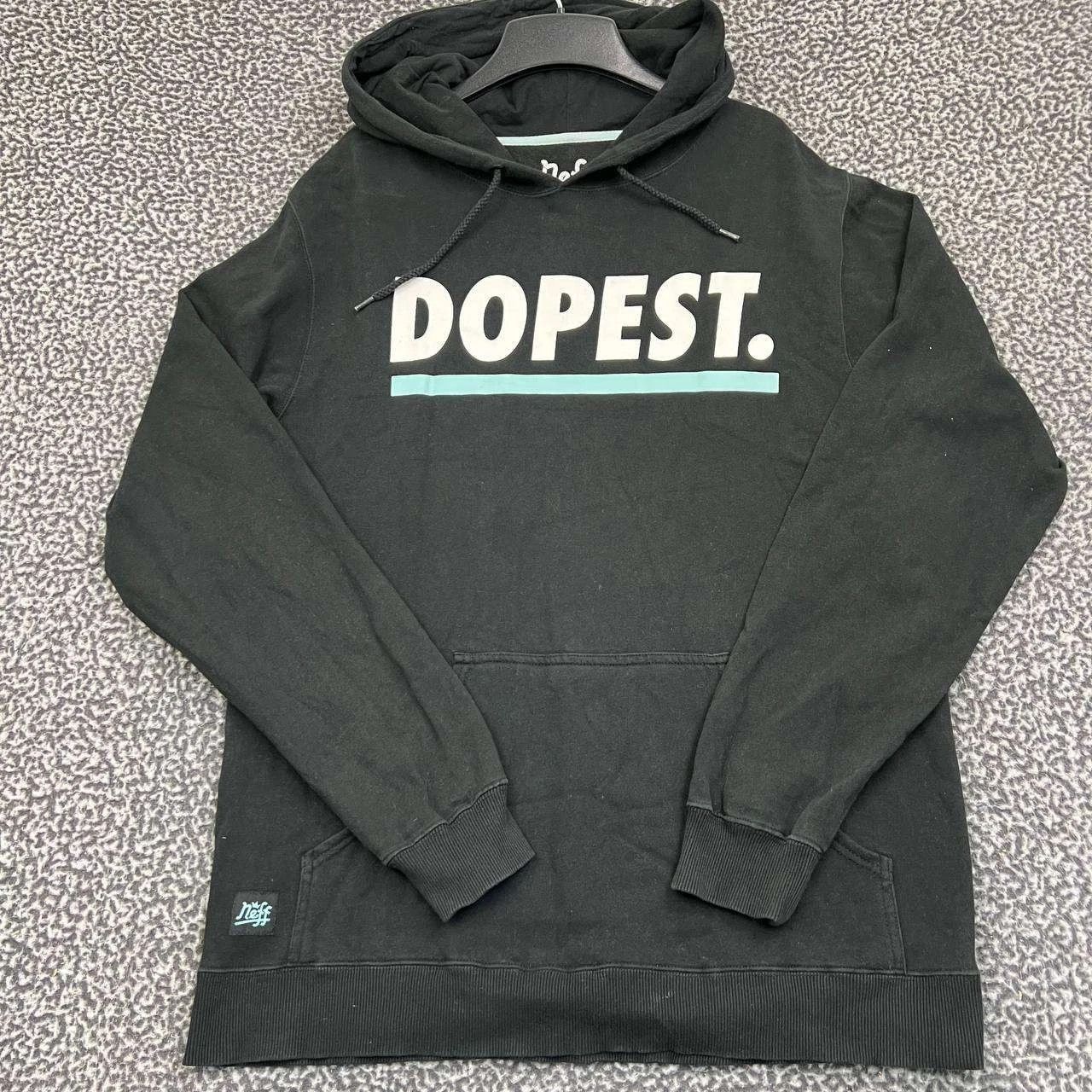 NEFF Dopest Hoodie Men Pullover Long Sleeve Drawstring Outdoor L Size US L / EU 52-54 / 3 - 1 Thumbnail
