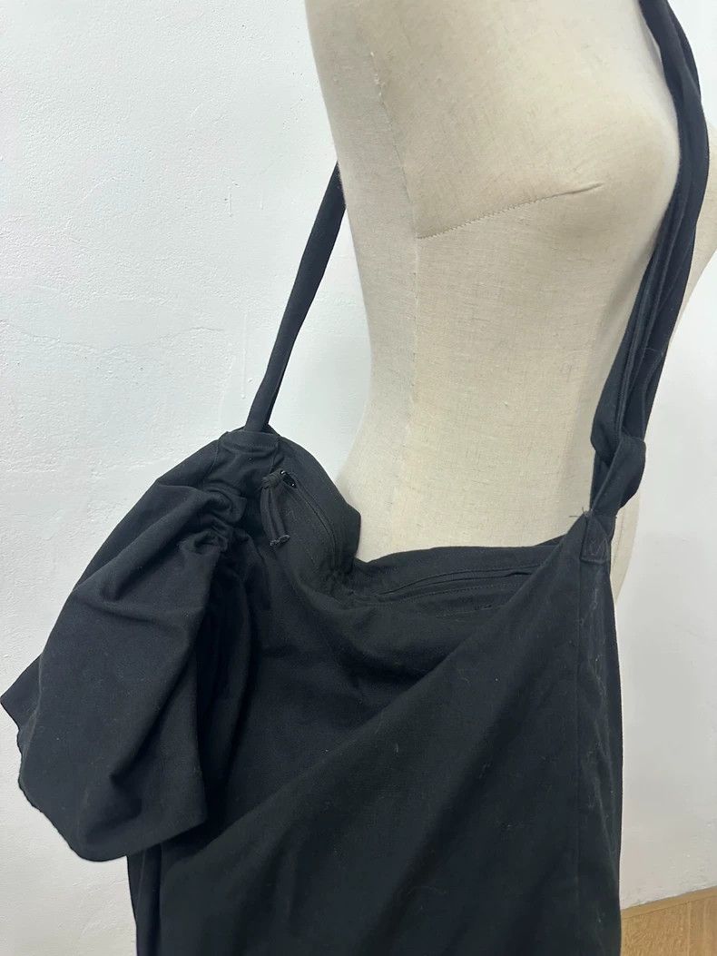 Yohji Yamamoto yohji yamamoto Drawstring Ruffle Hobo Bag Cross Body Bag S Size ONE SIZE - 3 Thumbnail