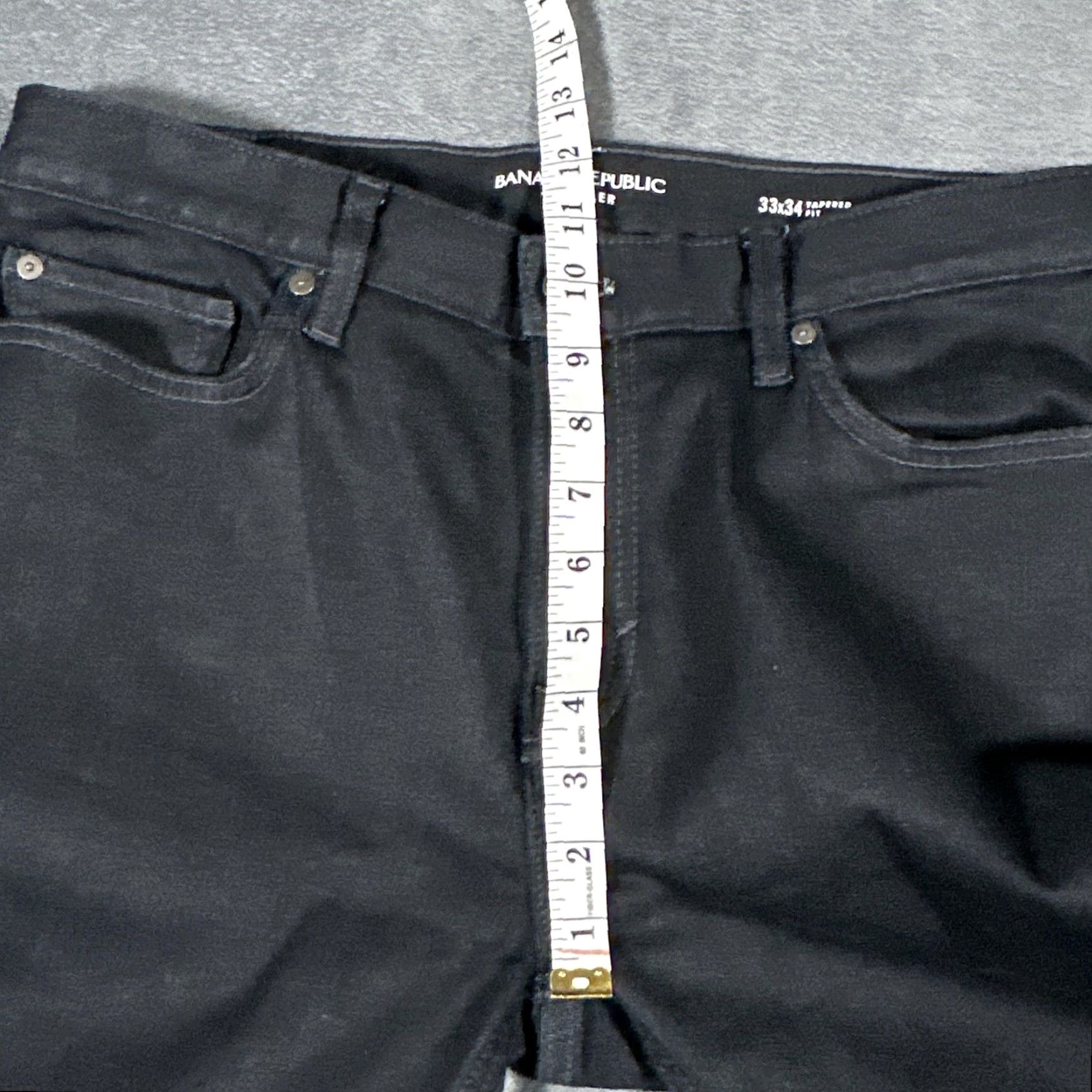 Banana Republic Banana Republic Traveler Jeans Mens 33x34 Blue Tapered Fit Stretch Denim Pants Size US 33 - 6 Thumbnail