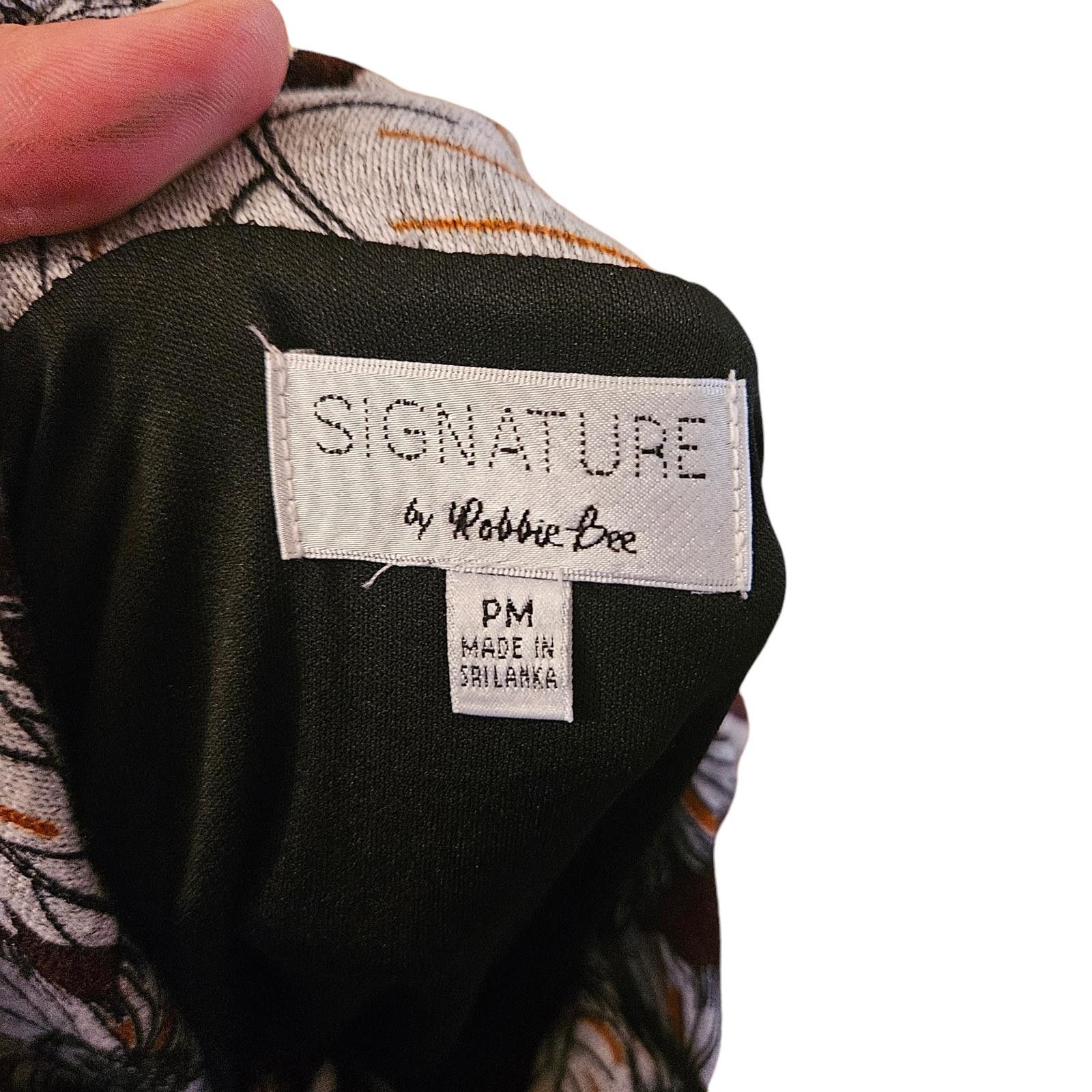 Kirkland Signature Signature by Robbie Bee Floral Dress - Size PM Size M / US 6-8 / IT 42-44 - 5 Thumbnail