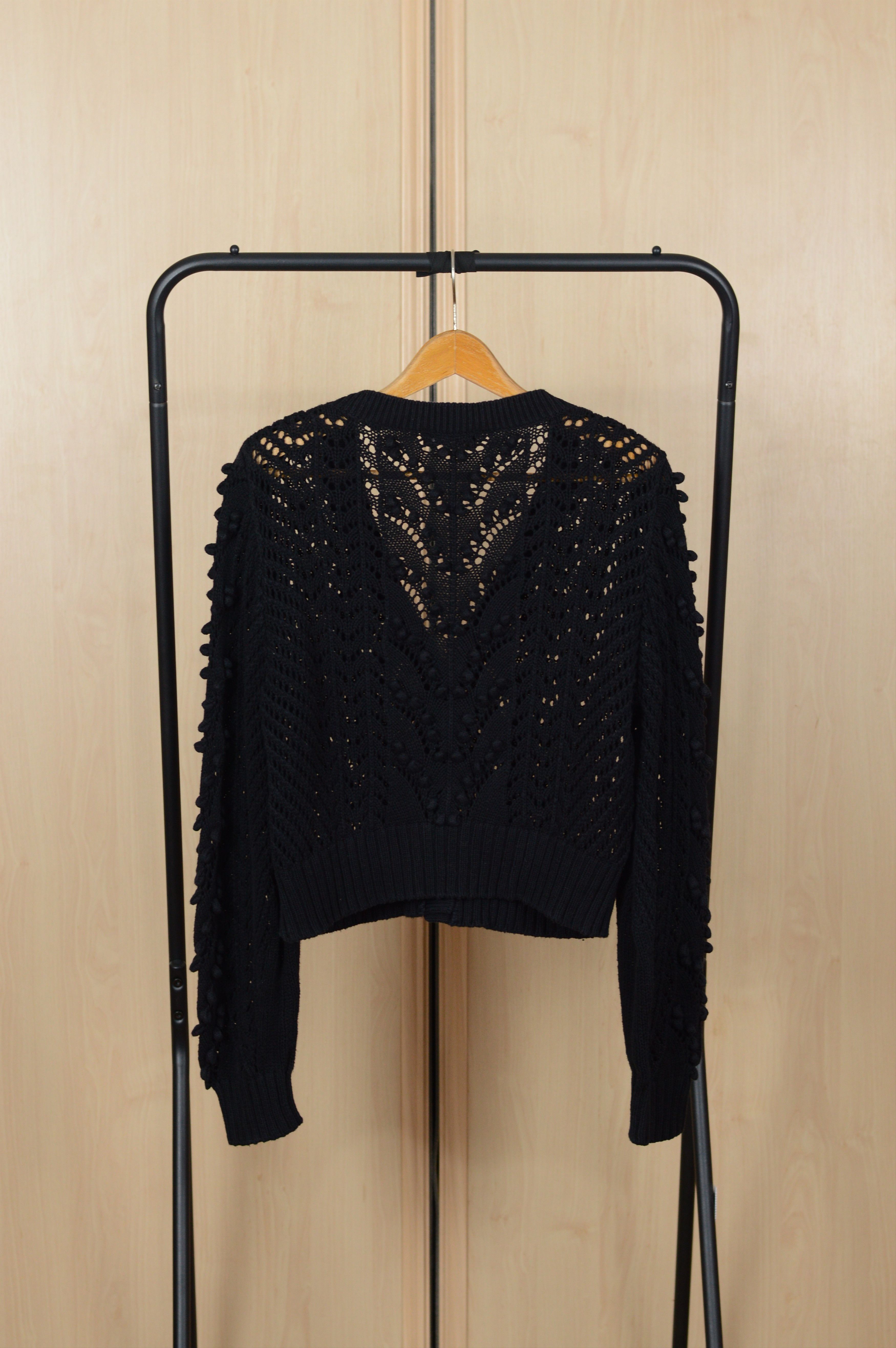The Kooples The Kooples Cable Knit Lace Cardigan Size M / US 6-8 / IT 42-44 - 5 Thumbnail