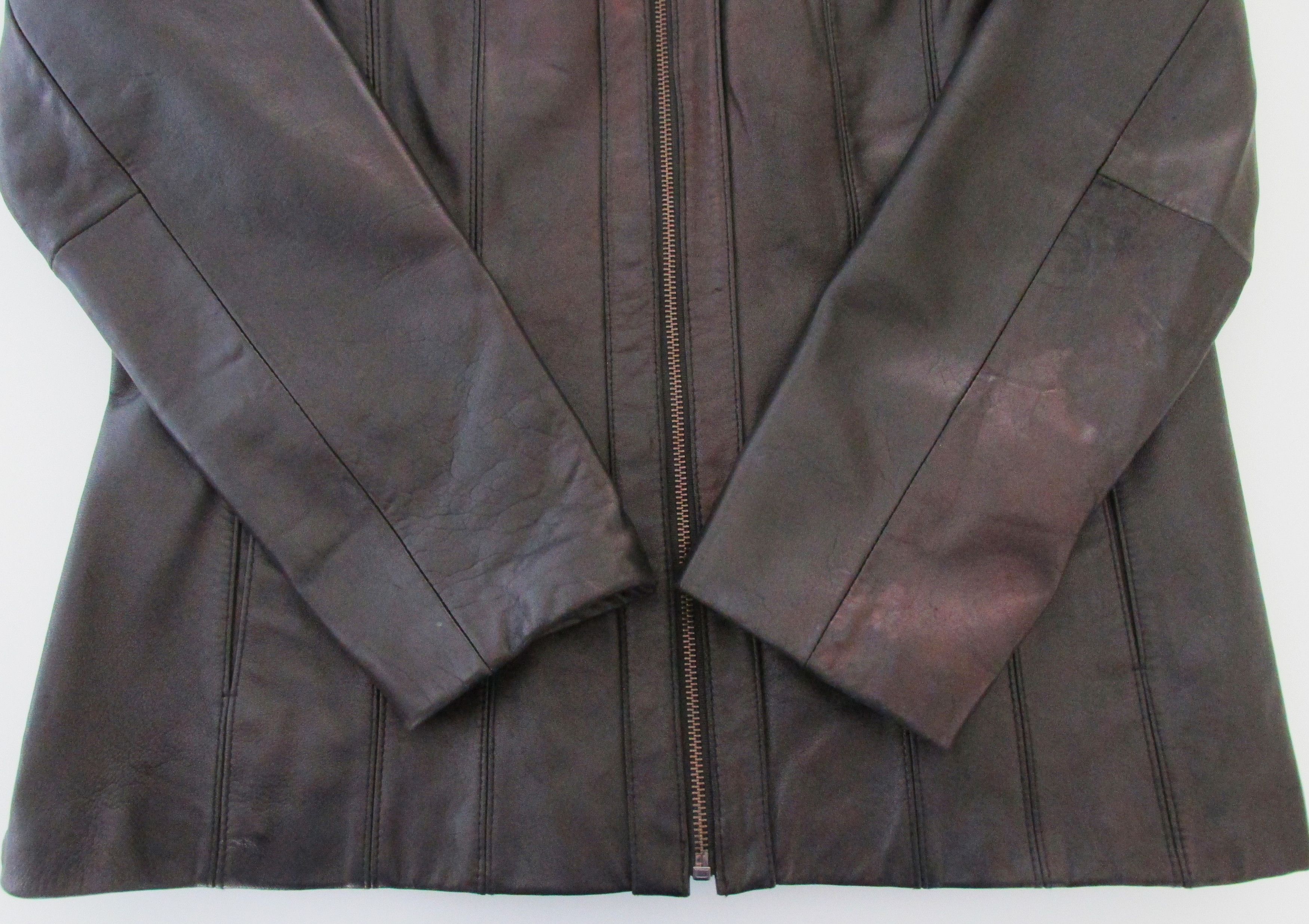 Jones New York Jones NY Women's Motorcycle Styled Leather Jacket Size XL Size XL / US 12-14 / IT 48-50 - 5 Thumbnail