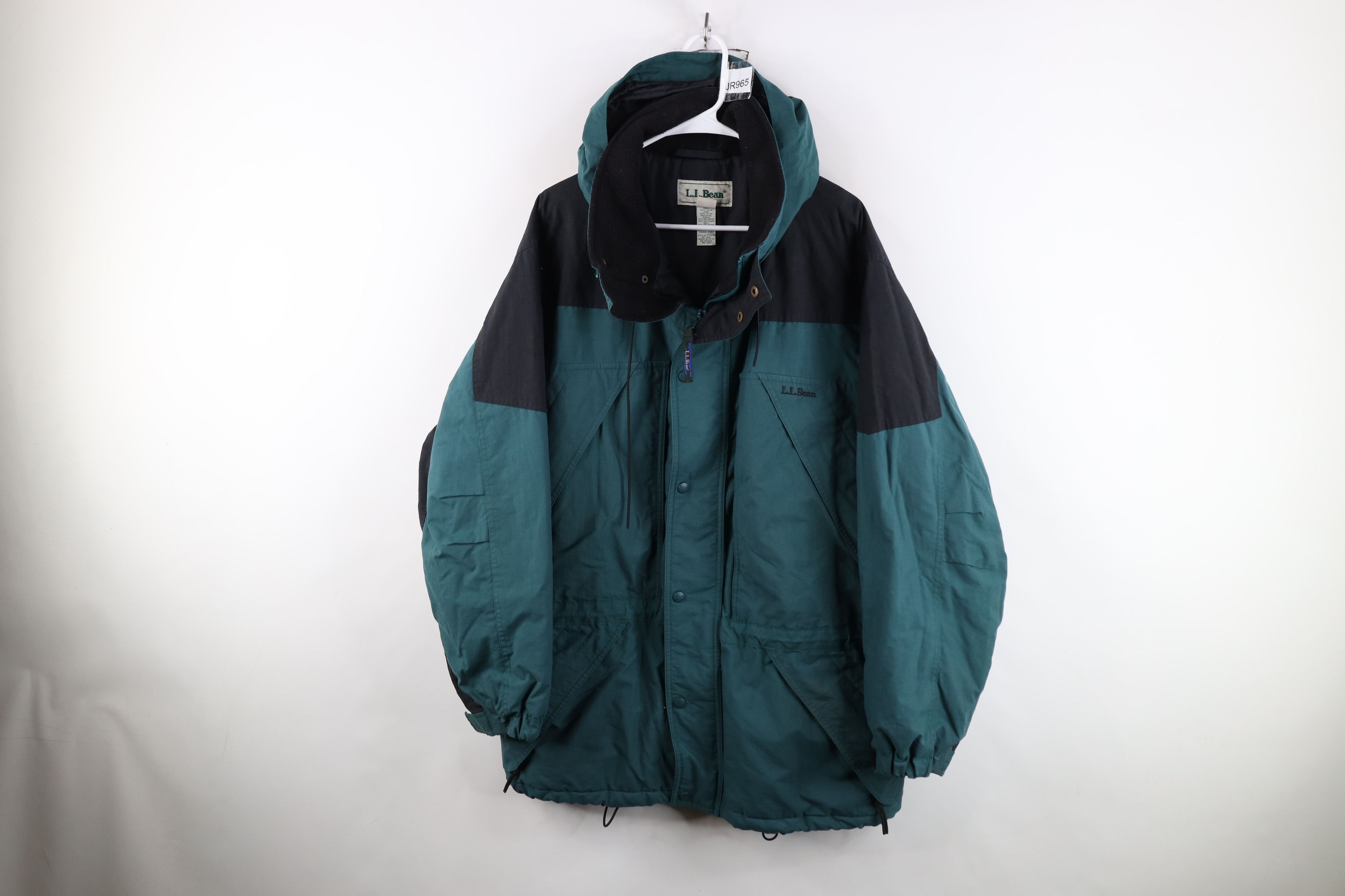 L.L. Bean Vintage 90S LL Bean Anorak Nylon Anorak Hodded Jacket 