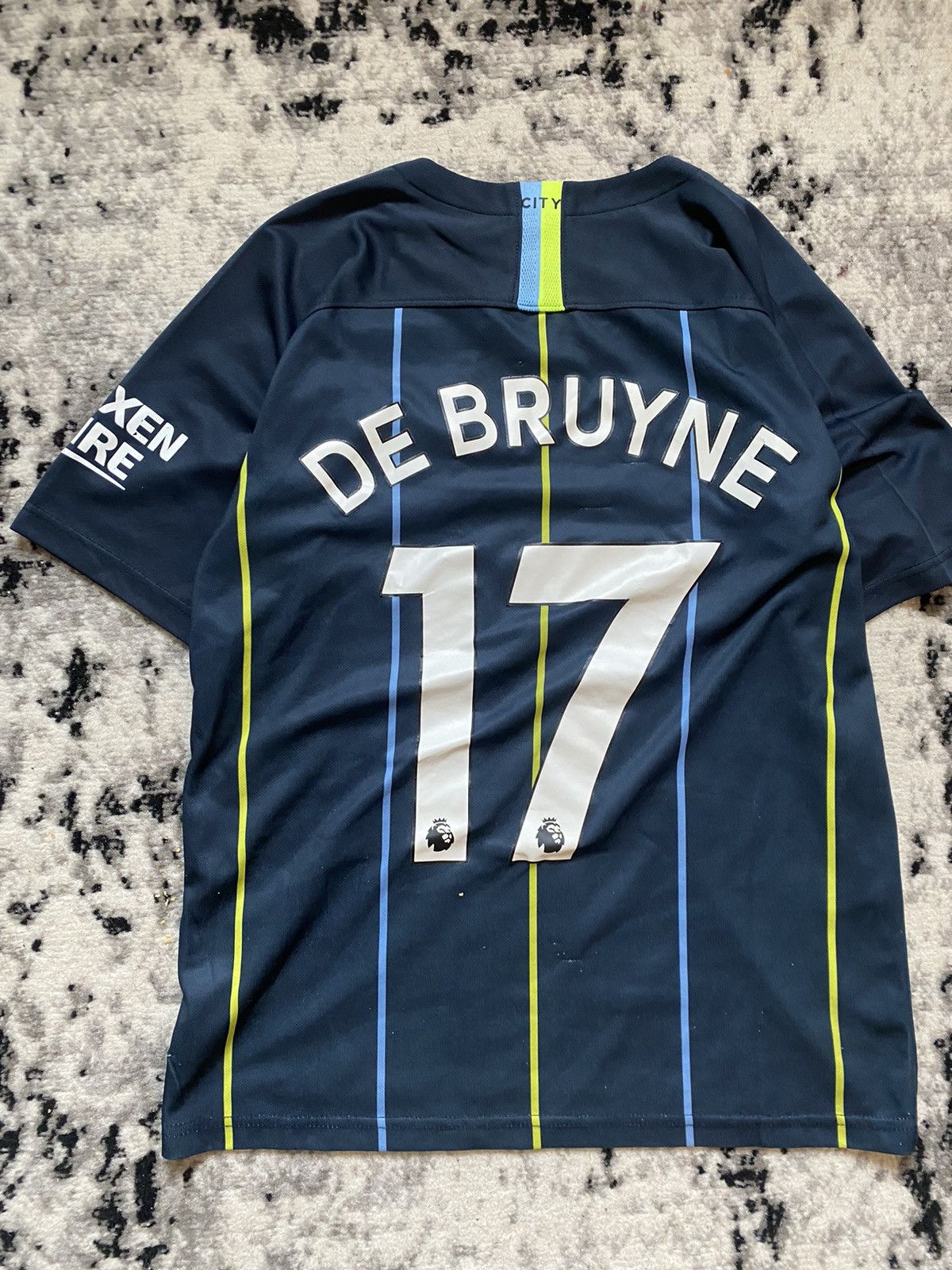 Nike × Vintage Manchester City De Bruyne 2015 2016 football soccer jersey Size US S / EU 44-46 / 1 - 2 Thumbnail