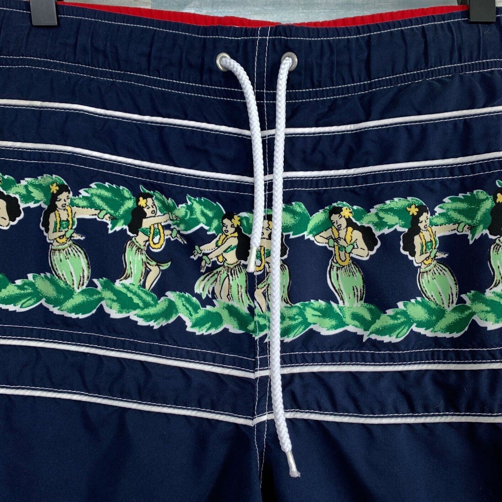 Tommy Hilfiger Tommy Hilfiger Hula Dancer Girls Swim Trunks Shorts Blue S Size US 30 / EU 46 - 2 Thumbnail