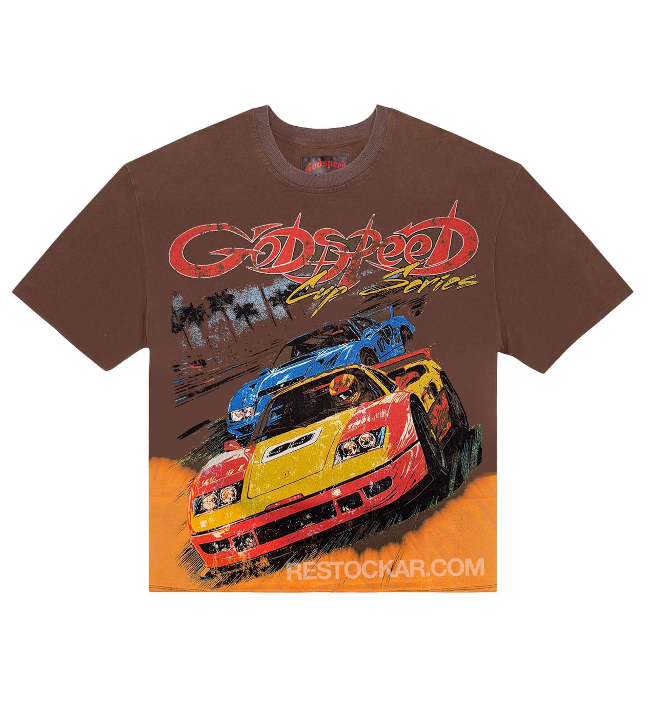 Godspeed FTW Tee Brown Bleached Wash Size US XS / EU 42 / 0 - 1 Thumbnail
