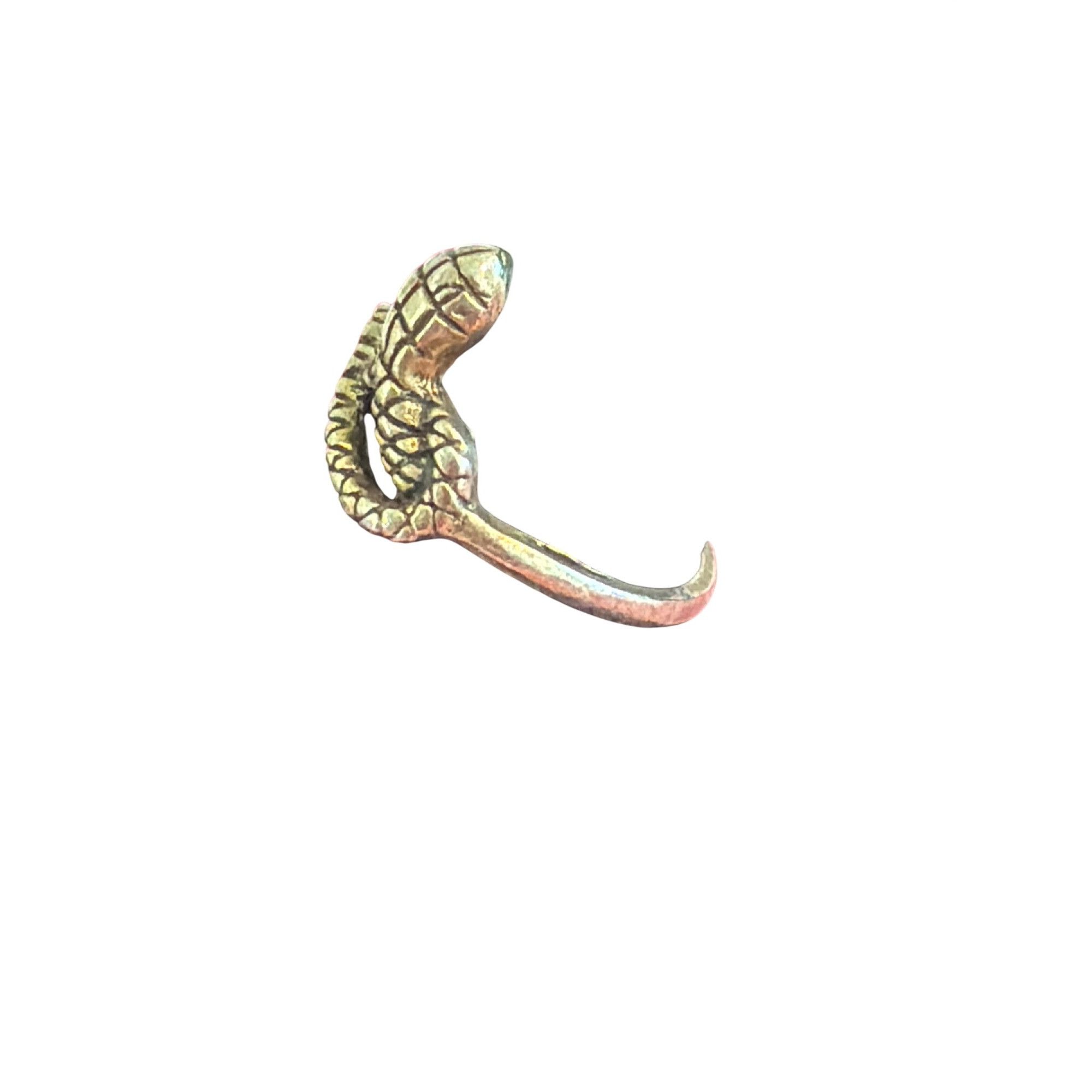 Other Snake Serpent Silver Tone Ring Lightweight Detailed Size 8.2 Size ONE SIZE - 2 Thumbnail